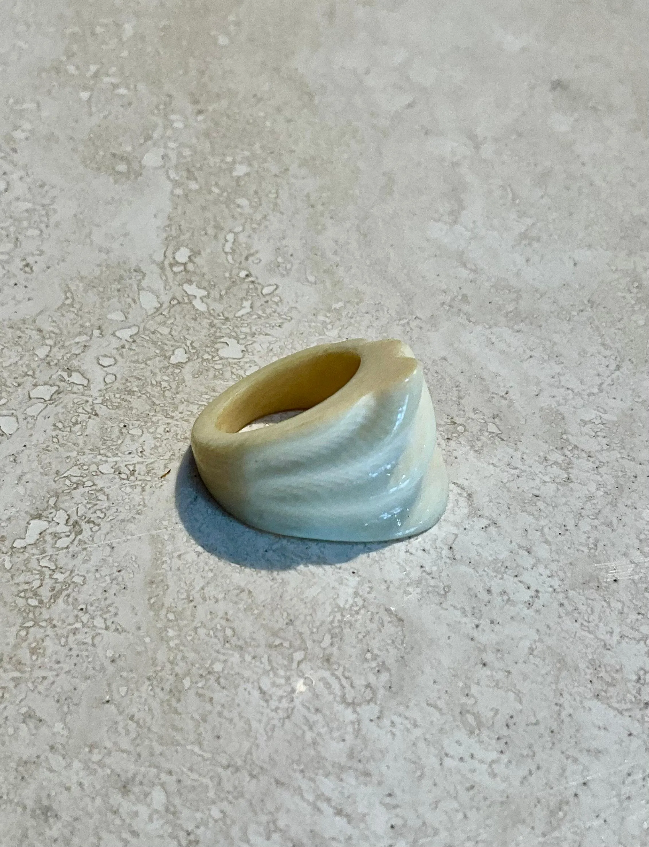 Vintage Boho Ivory Ring — additional photo 1