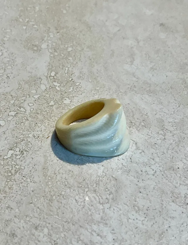 Vintage Boho Ivory Ring — additional photo 1