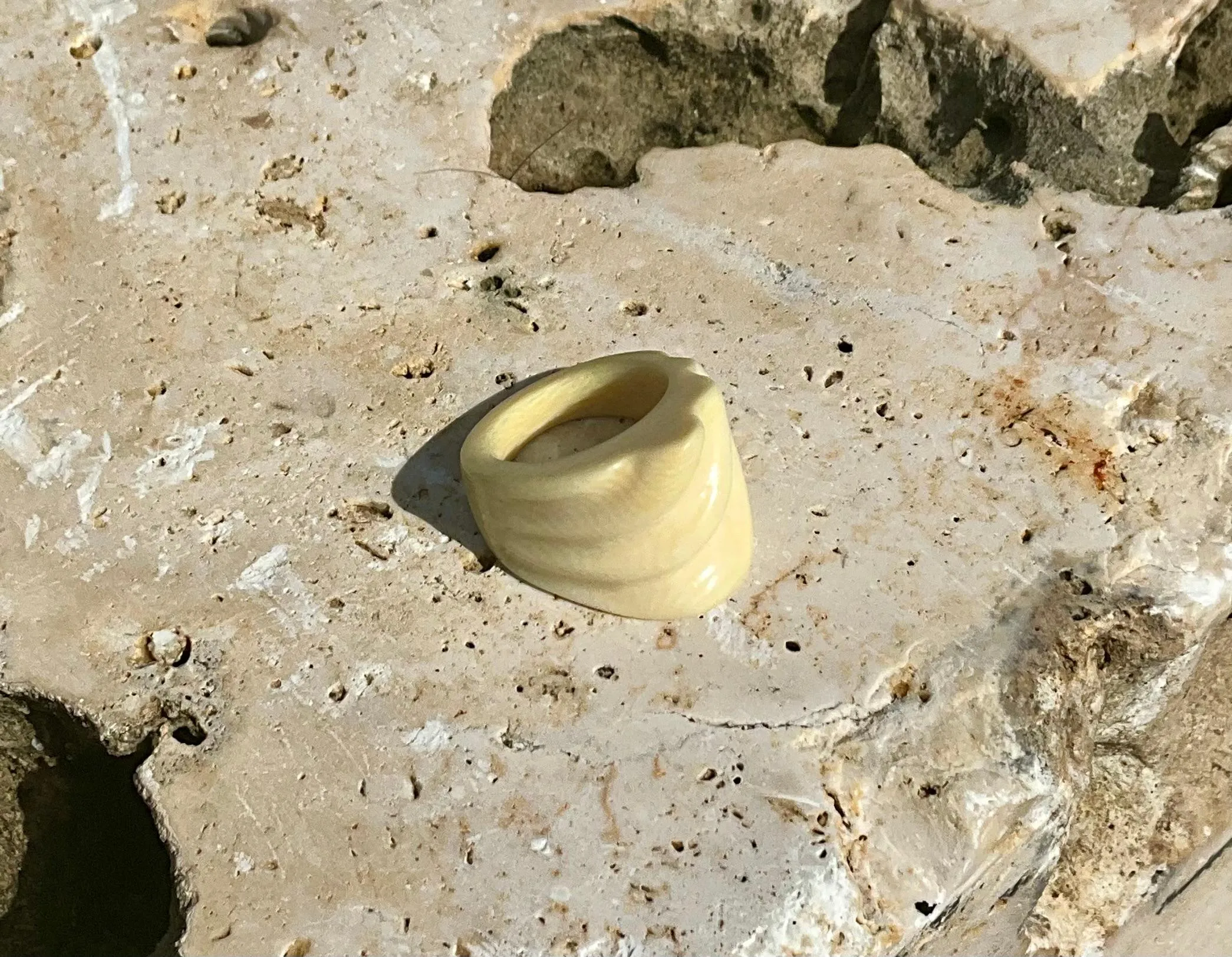 Vintage Boho Ivory Ring — additional photo 2