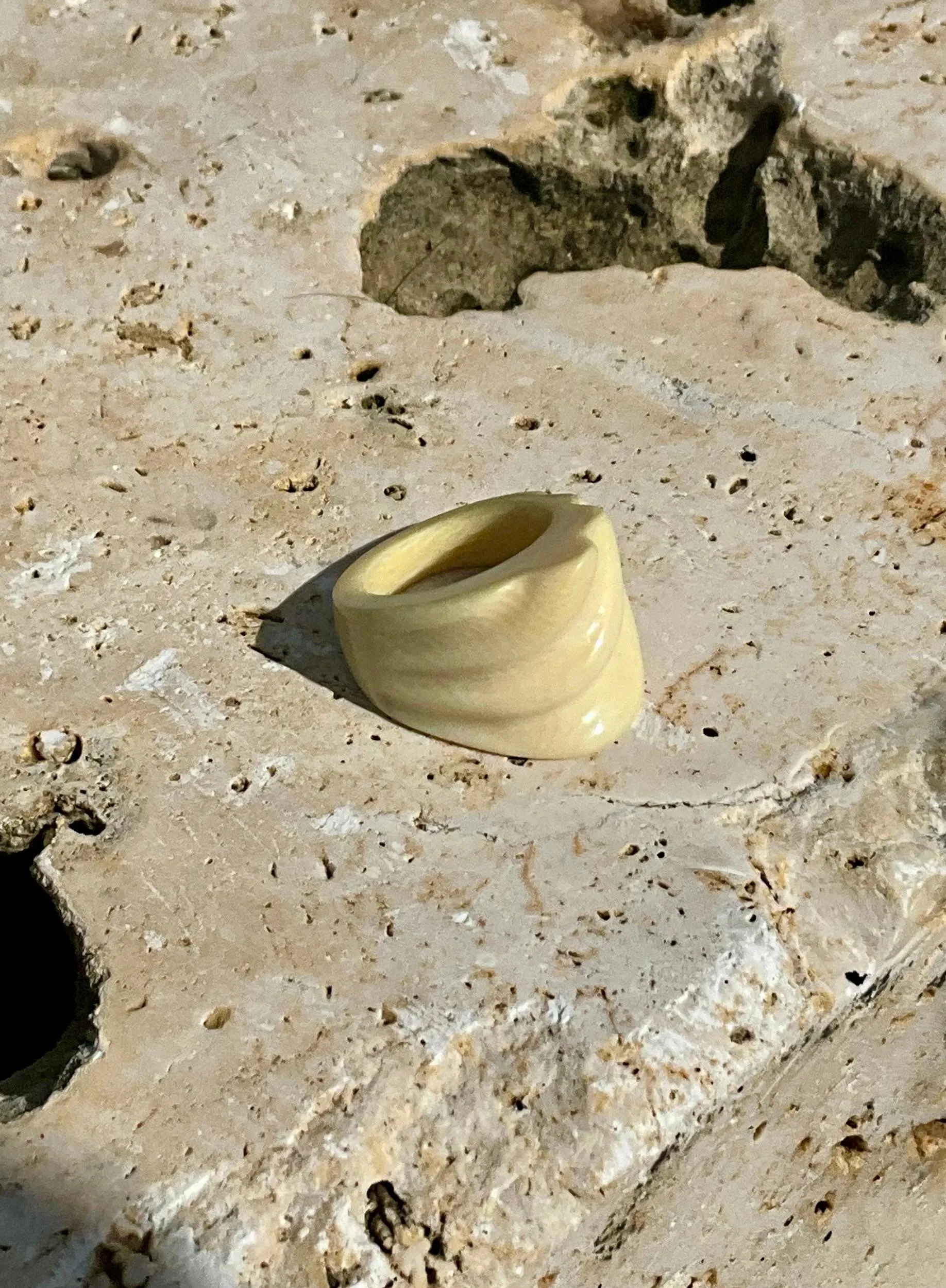 Vintage Boho Ivory Ring — additional photo 3