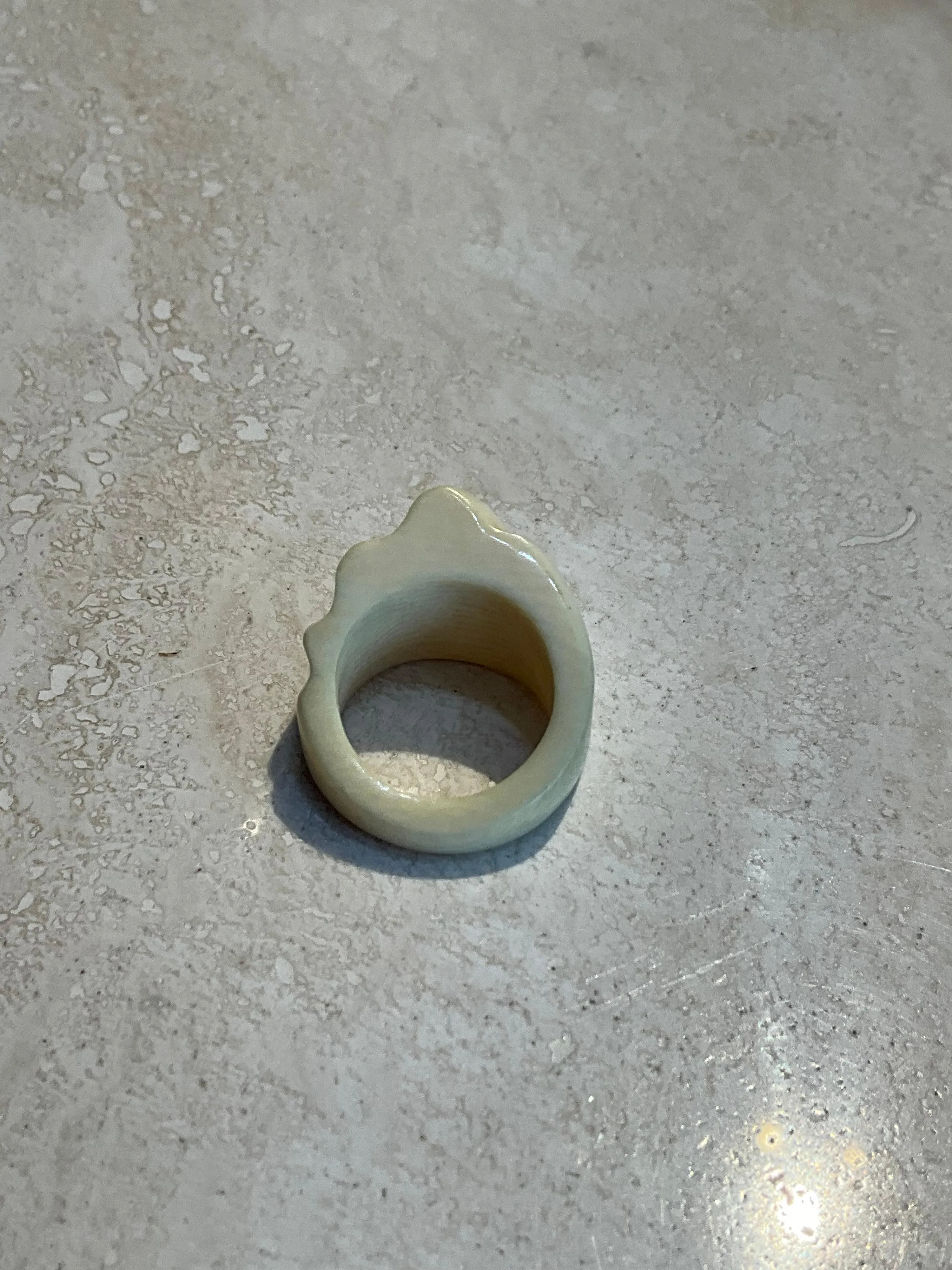Vintage Boho Ivory Ring — additional photo 5