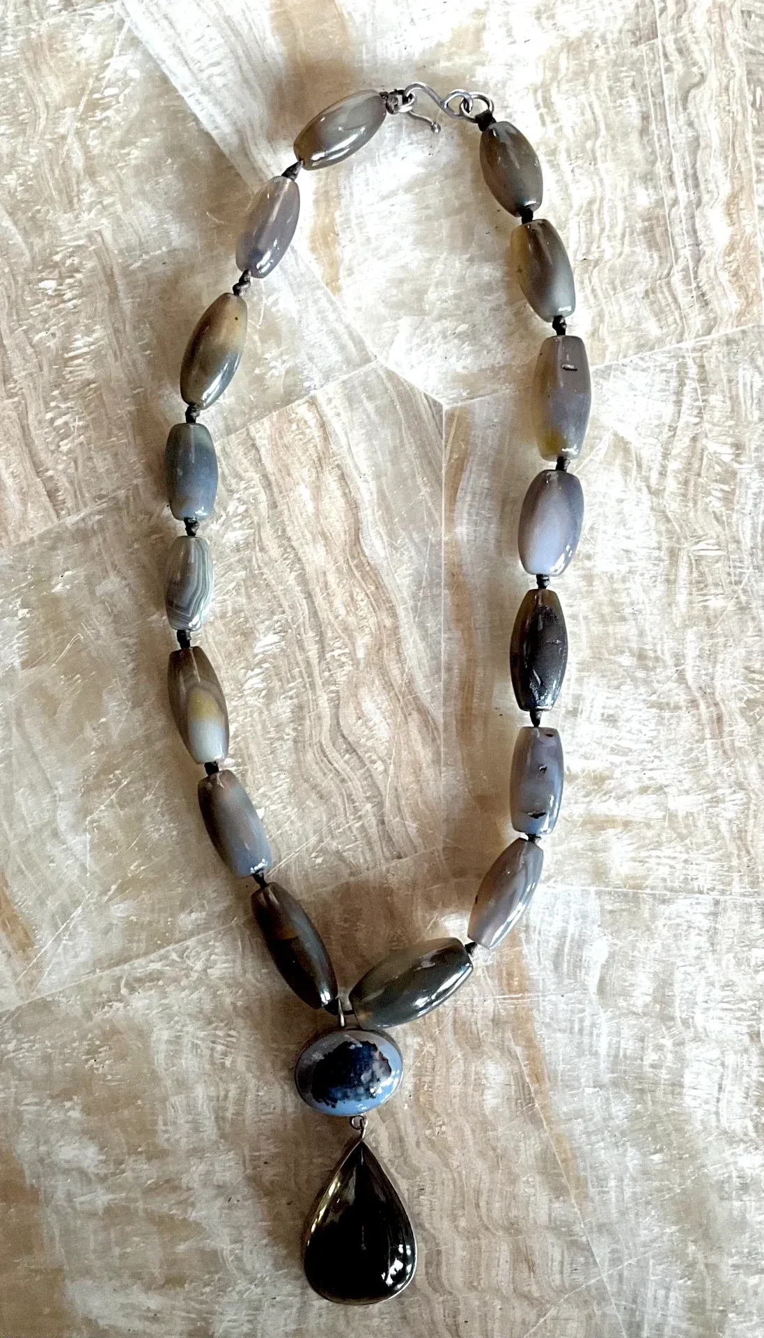 Vintage Jane Diaz Gemstone Beaded Necklace — additional photo 1