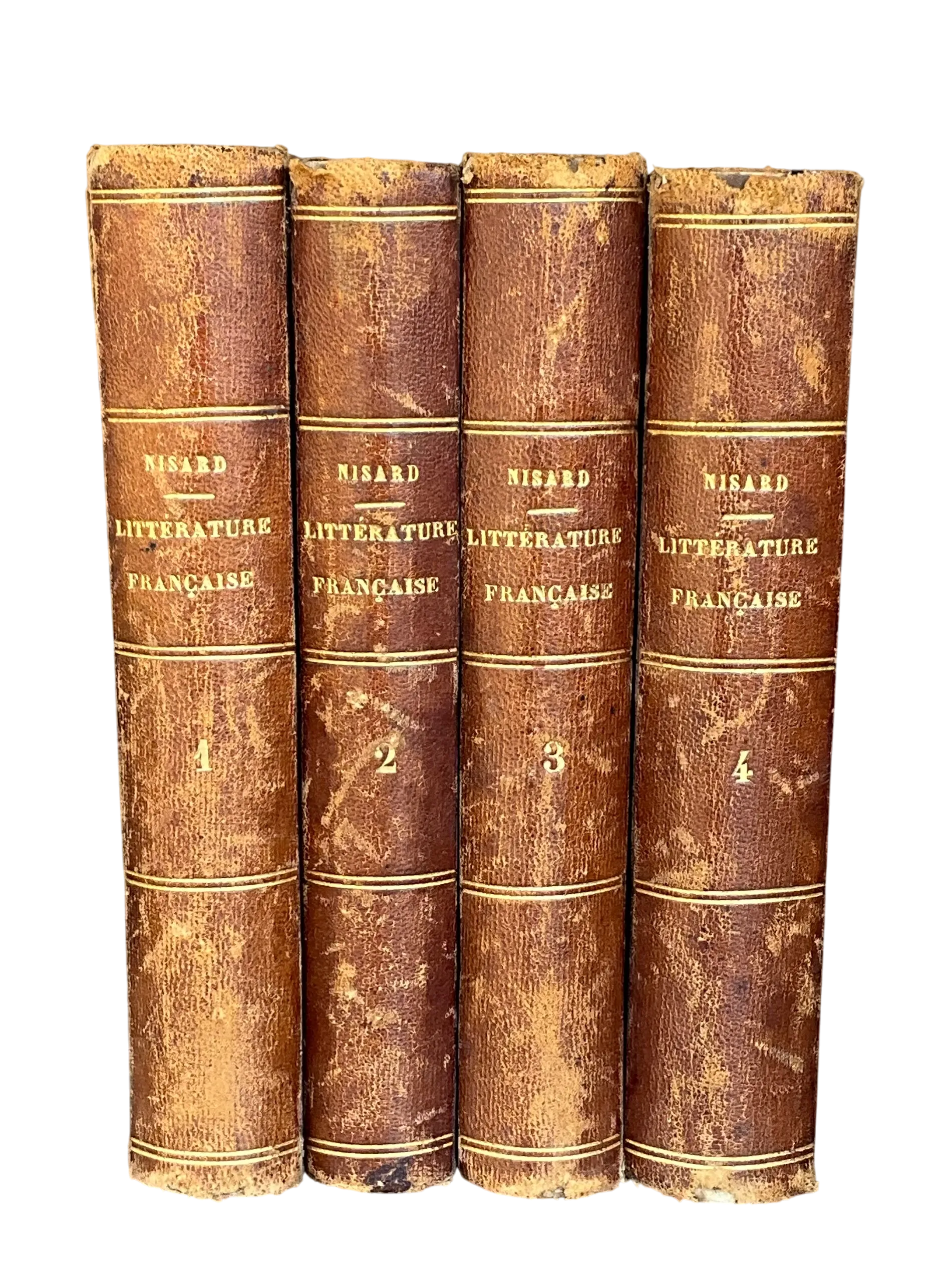 Histoire de la Littérature Française by Désiré Nisard- Set of 4 — additional photo 1