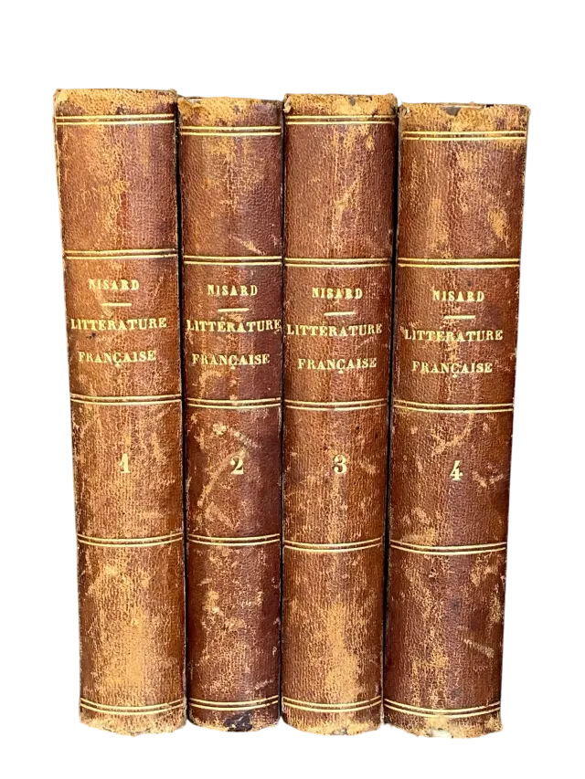 Histoire de la Littérature Française by Désiré Nisard- Set of 4 — additional photo 3
