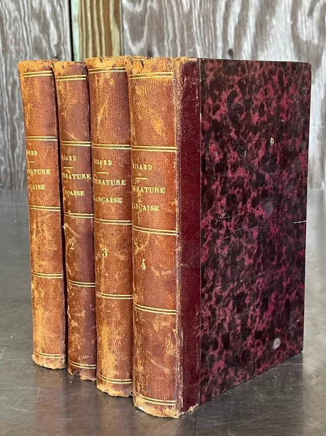 Histoire de la Littérature Française by Désiré Nisard- Set of 4 — additional photo 5