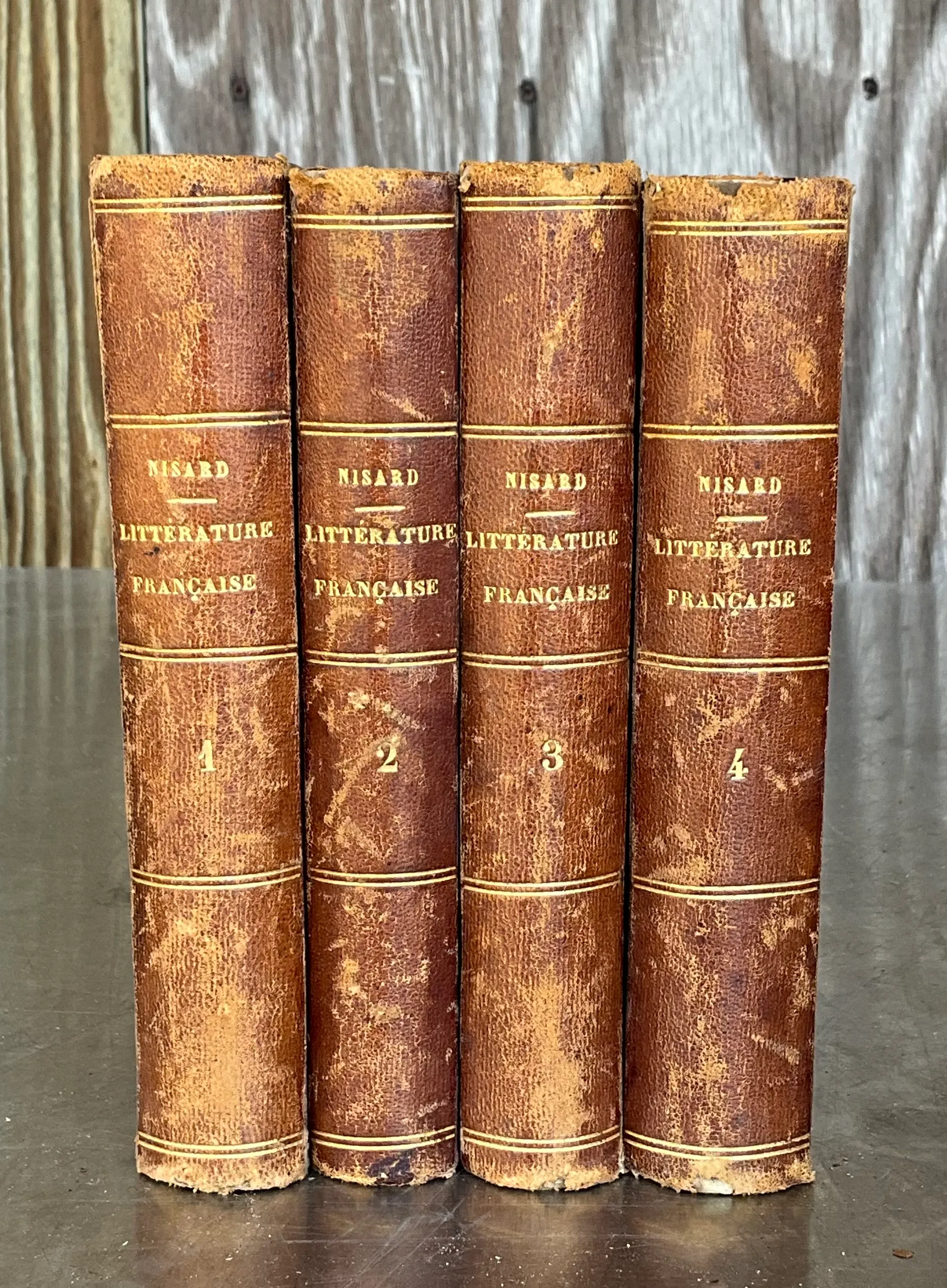 Histoire de la Littérature Française by Désiré Nisard- Set of 4 — additional photo 6