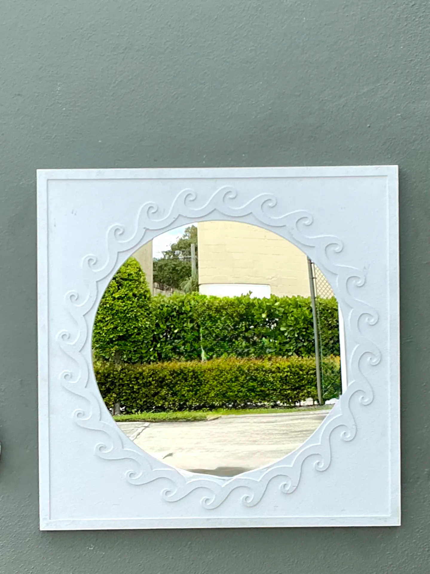 Vintage Wave Design Aluminum Mirror — additional photo 5