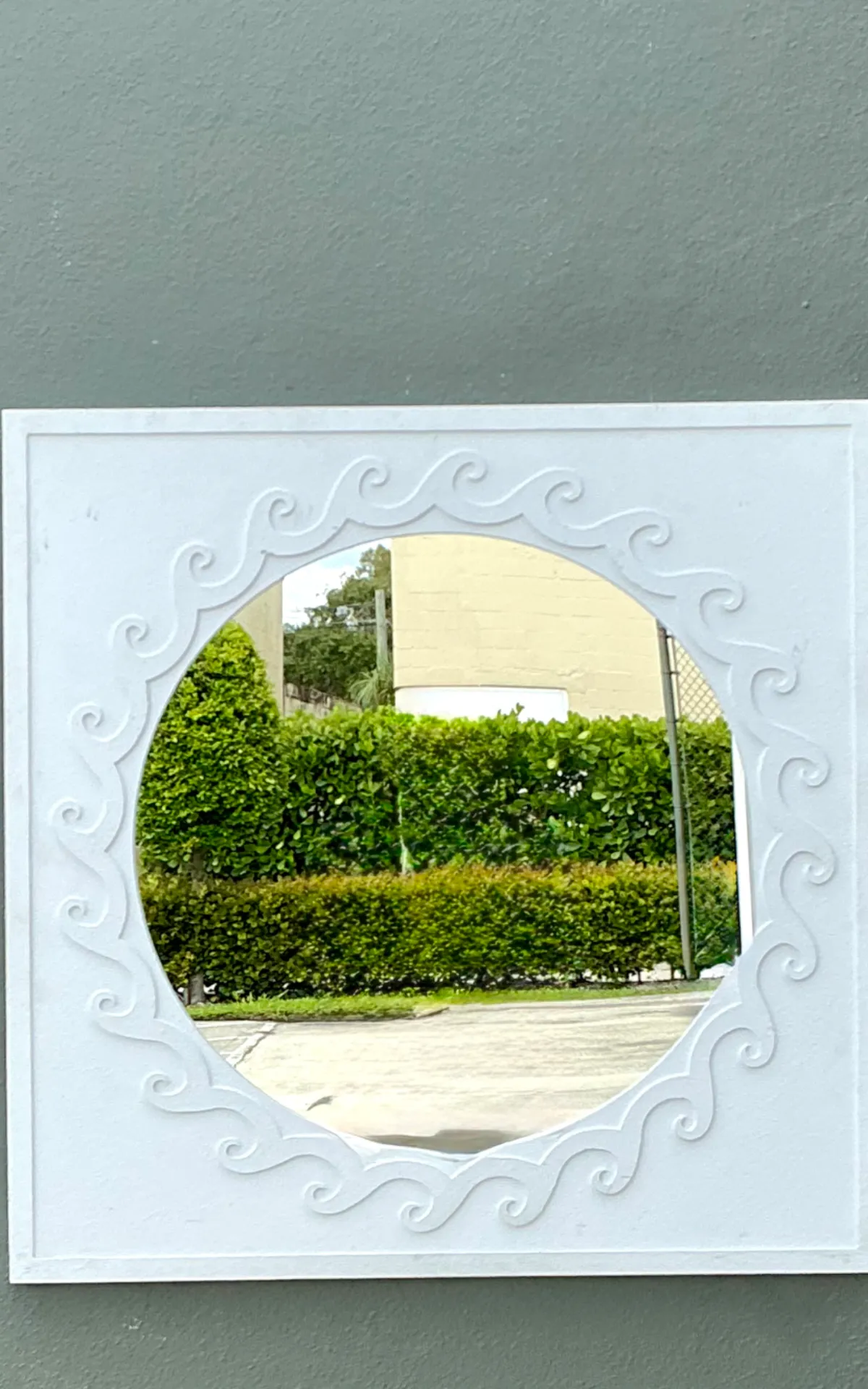Vintage Wave Design Aluminum Mirror — additional photo 5