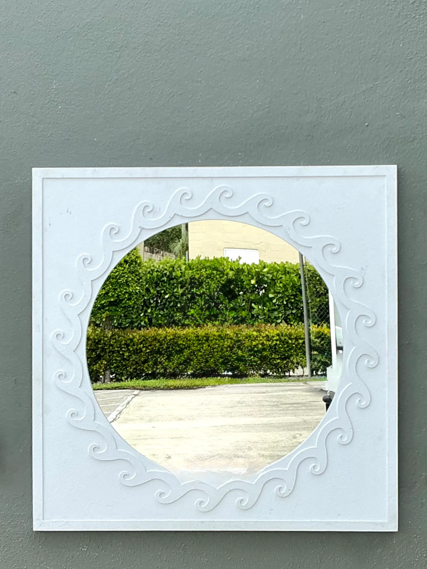 Vintage Wave Design Aluminum Mirror — additional photo 7