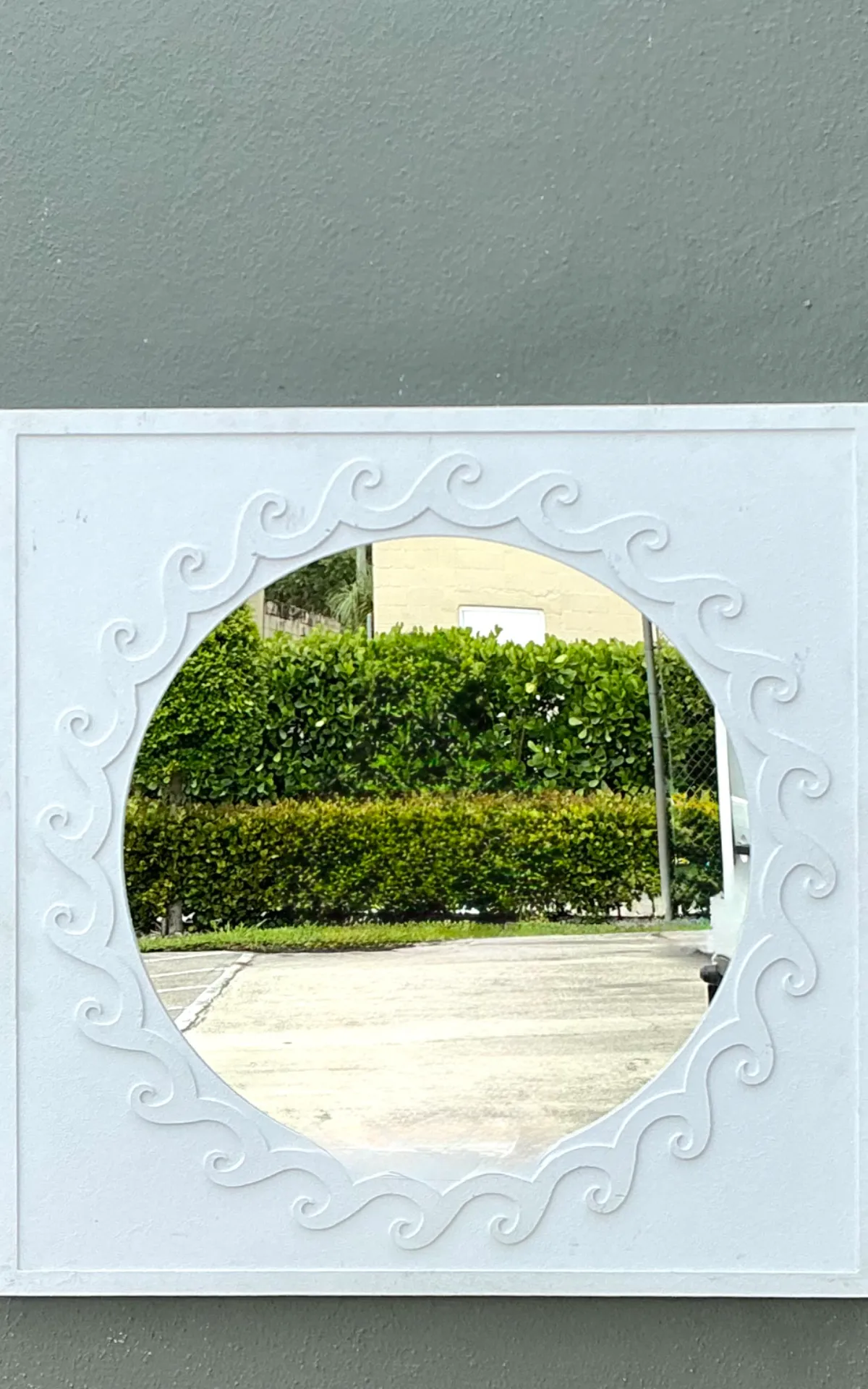 Vintage Wave Design Aluminum Mirror — additional photo 7