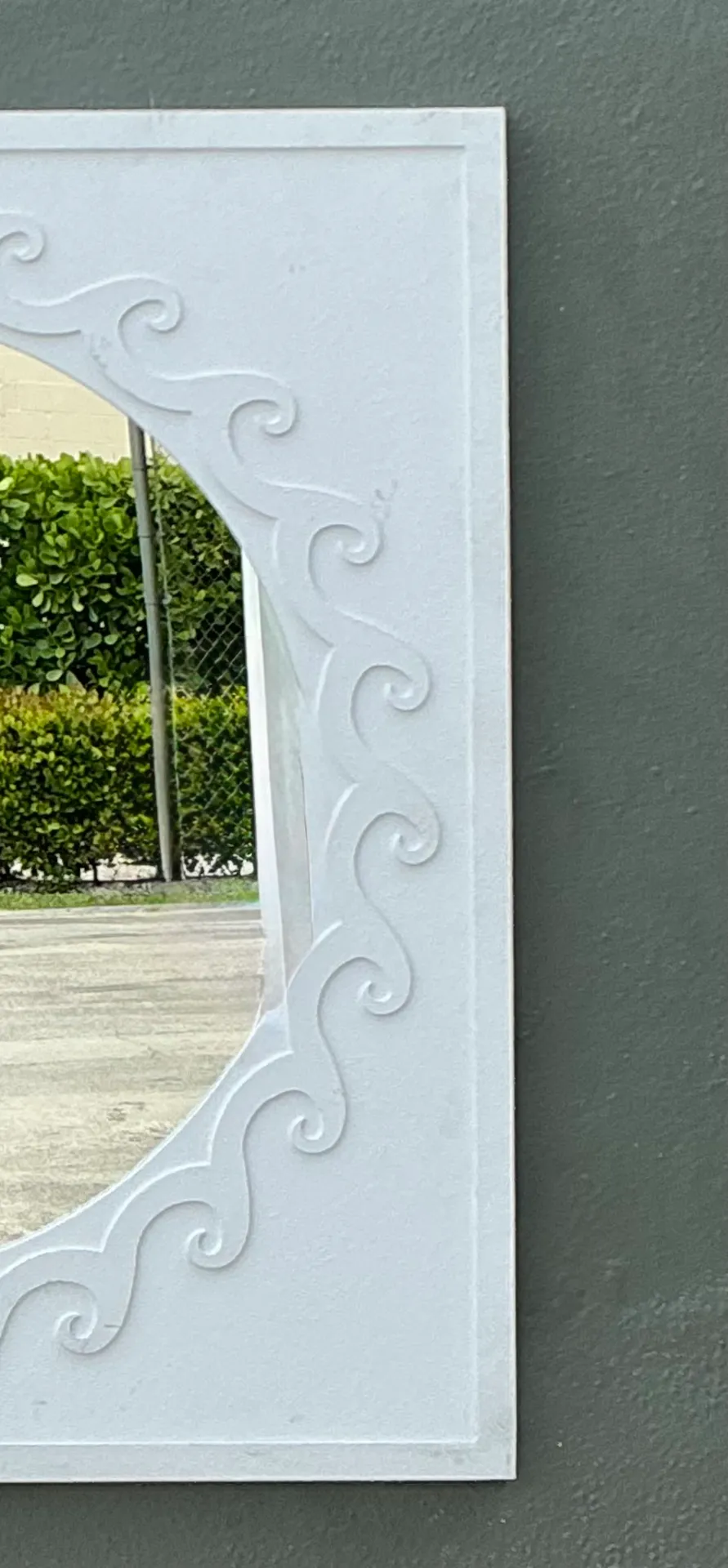 Vintage Wave Design Aluminum Mirror — additional photo 4