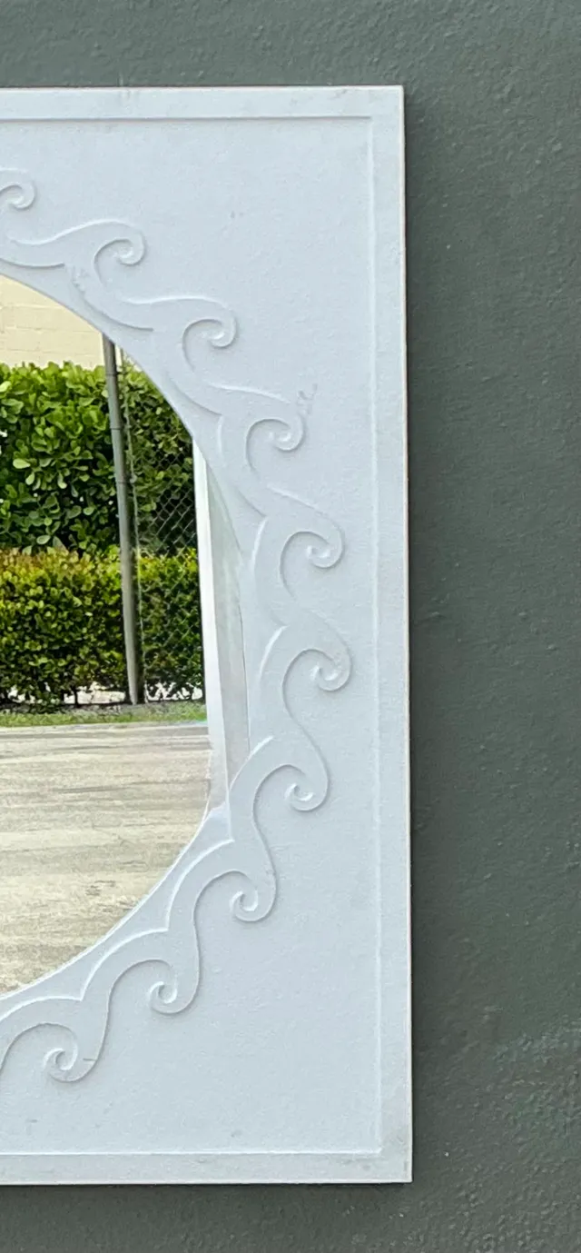 Vintage Wave Design Aluminum Mirror — additional photo 4