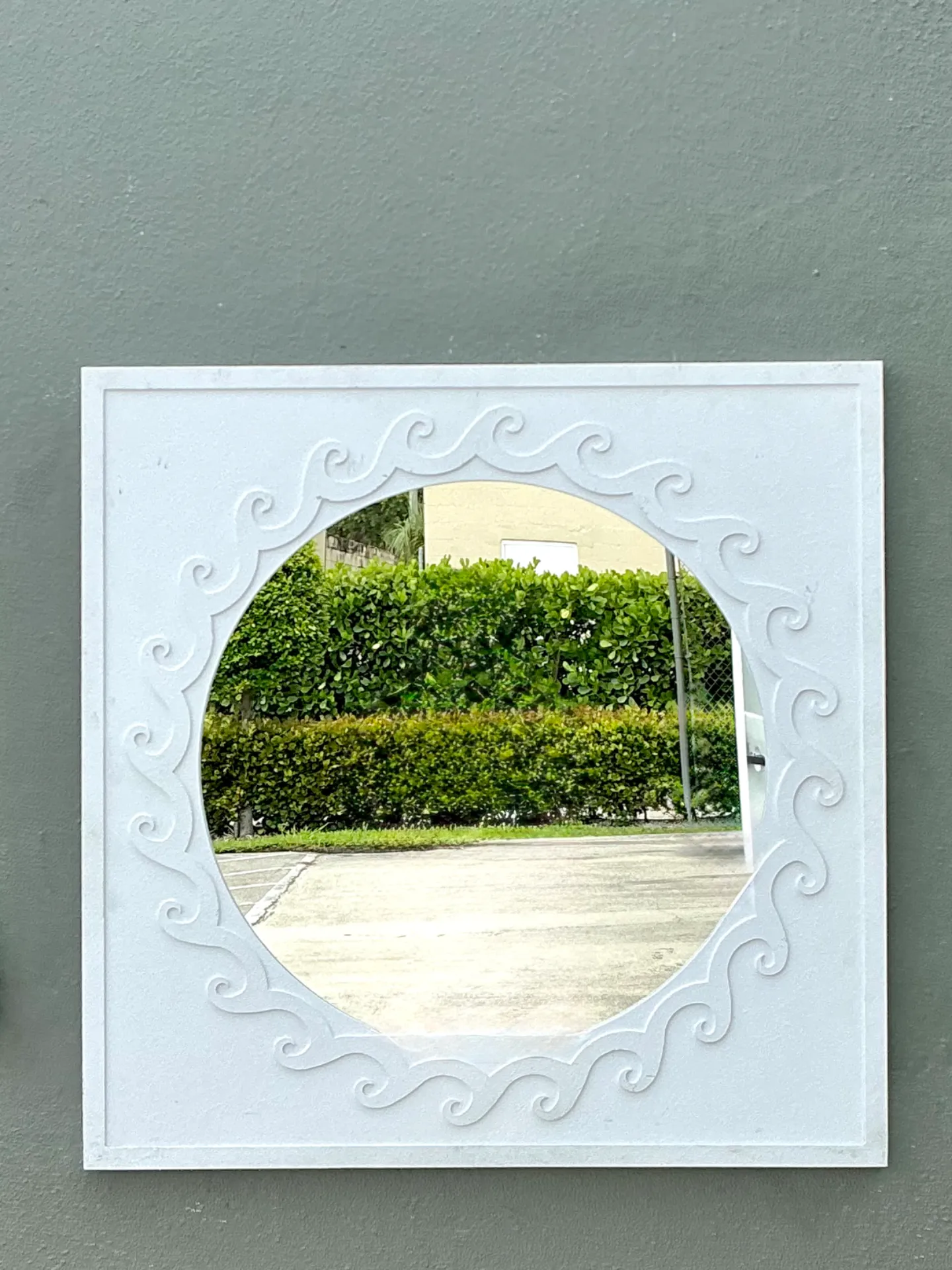 Vintage Wave Design Aluminum Mirror — additional photo 6