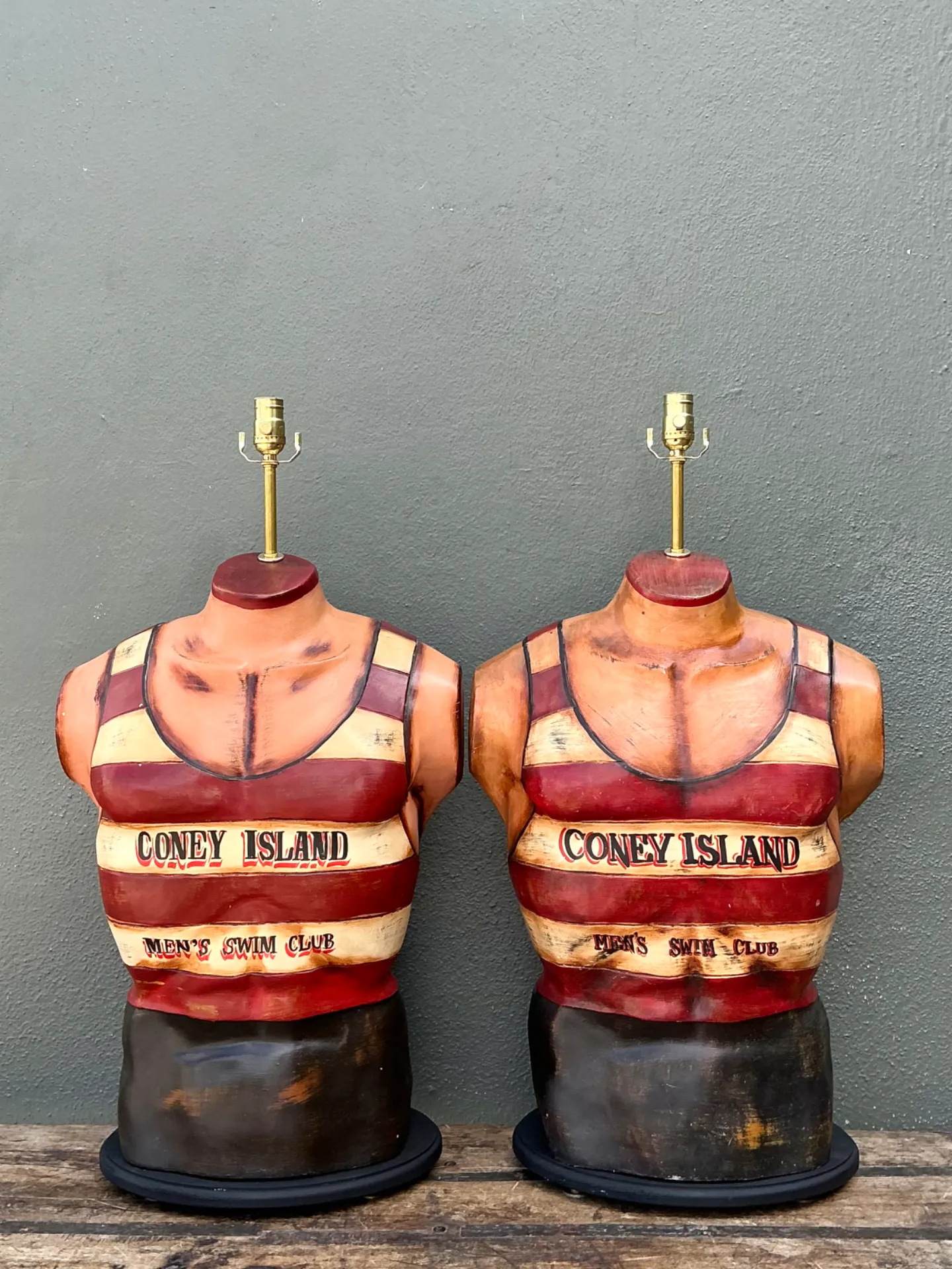 Vintage Coney Island Men's Swim Club Lamps — additional photo 7