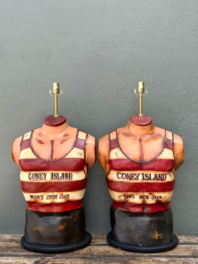 Vintage Coney Island Men's Swim Club Lamps — additional photo 7