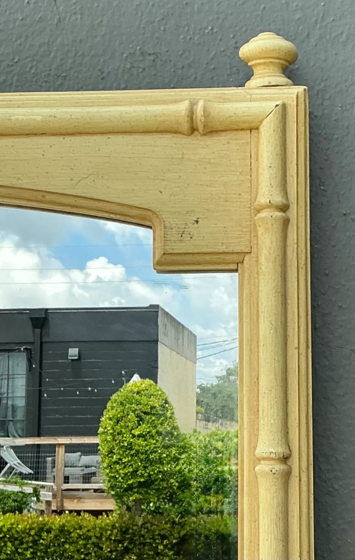 Vintage Faux Bamboo Rectangular Mirror — additional photo 7