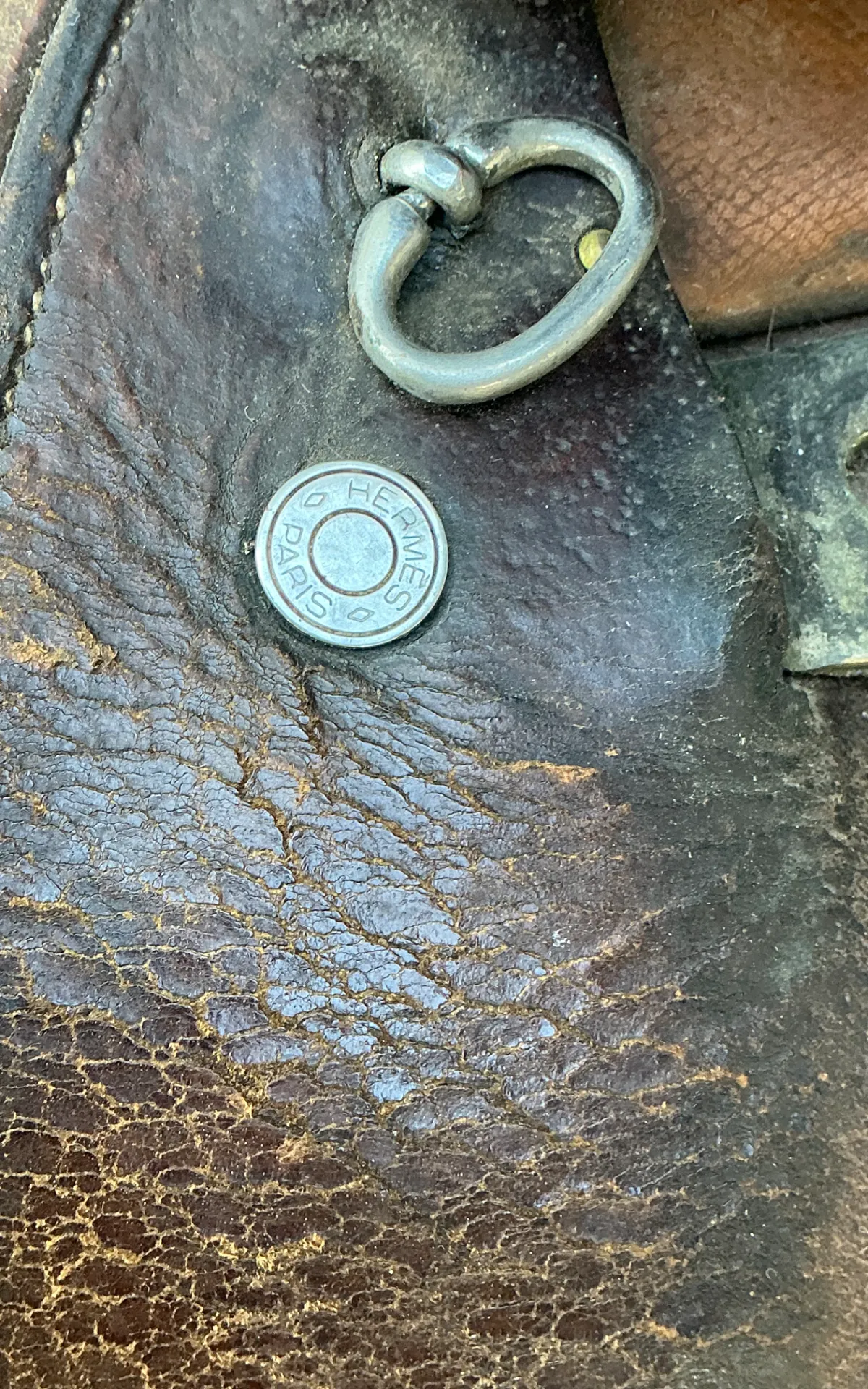 Hermes Vintage Leather Equestrian Saddle — additional photo 7