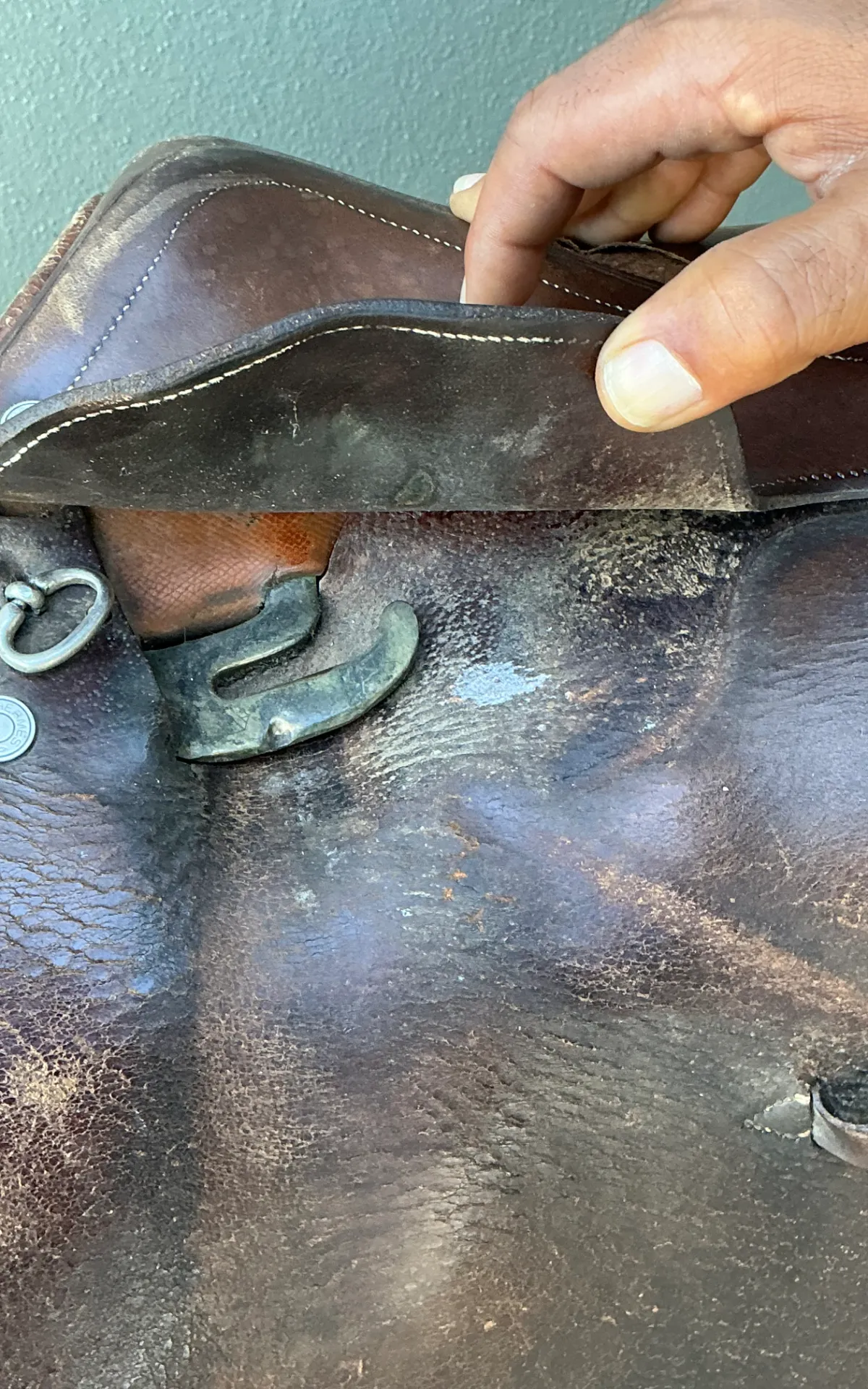 Hermes Vintage Leather Equestrian Saddle — additional photo 8