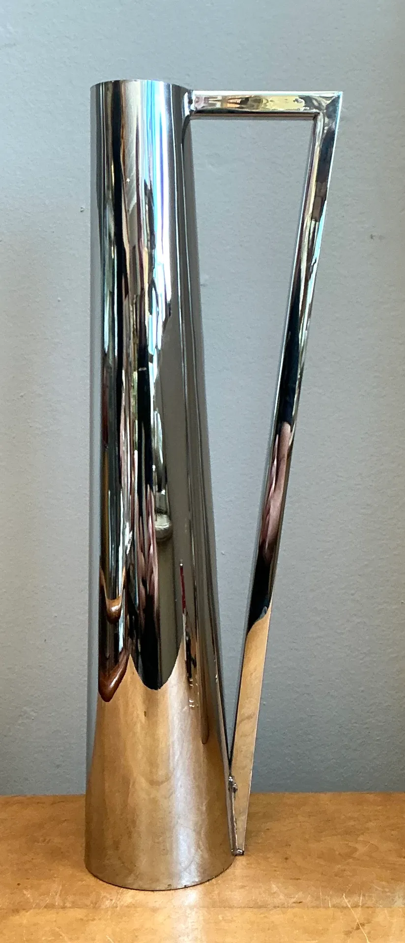 Vintage Modernist Metal Pitcher — additional photo 2
