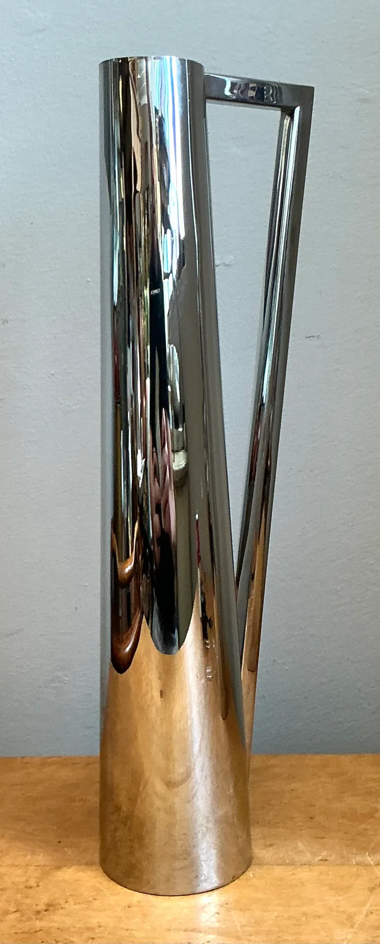 Vintage Modernist Metal Pitcher — additional photo 4