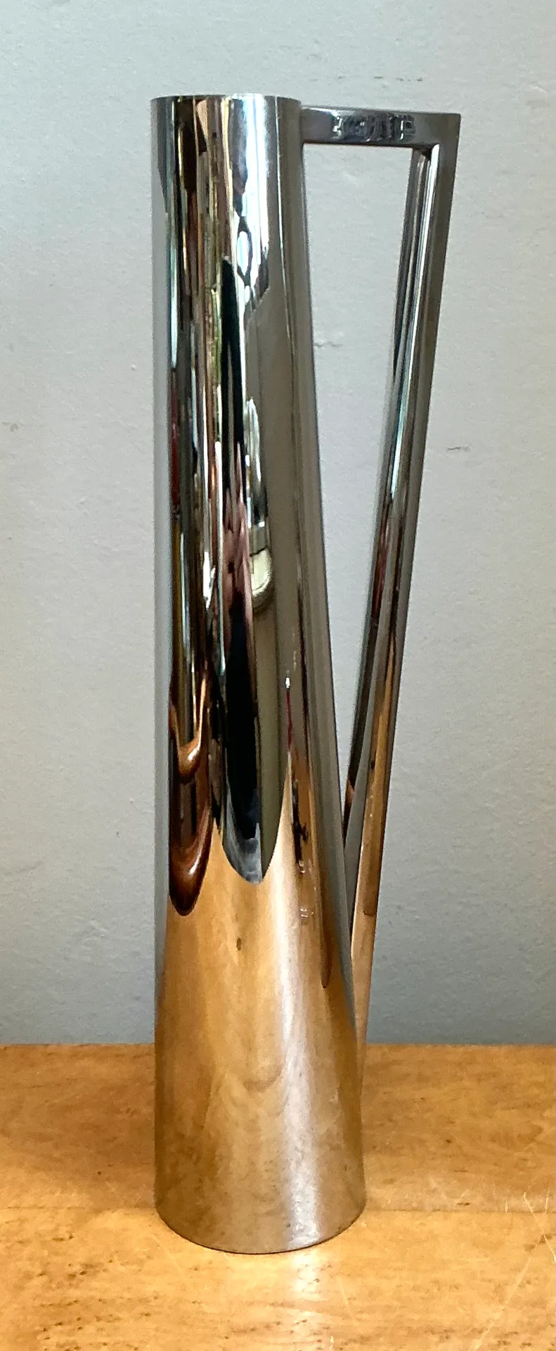 Vintage Modernist Metal Pitcher — additional photo 7