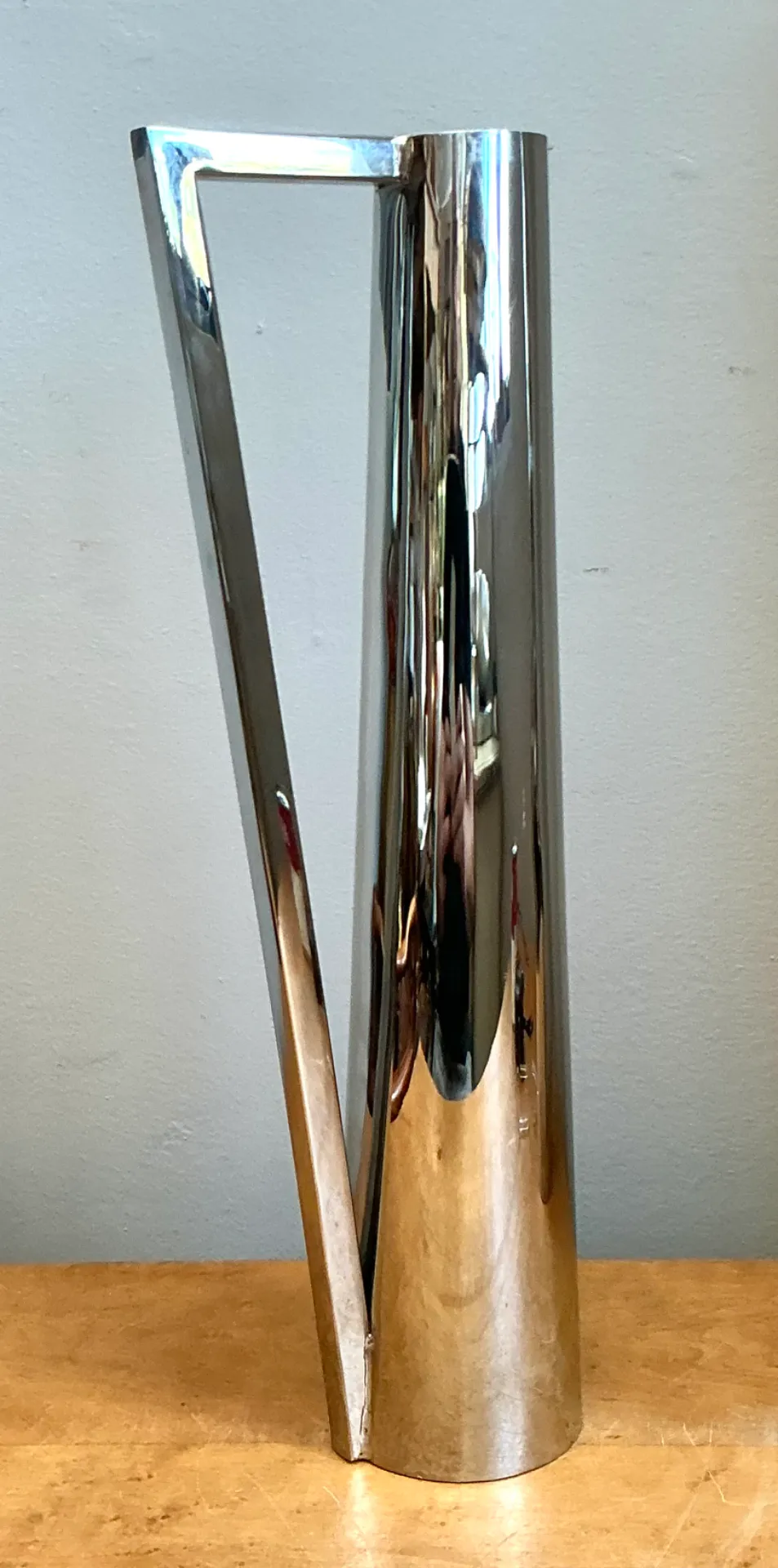Vintage Modernist Metal Pitcher — additional photo 6