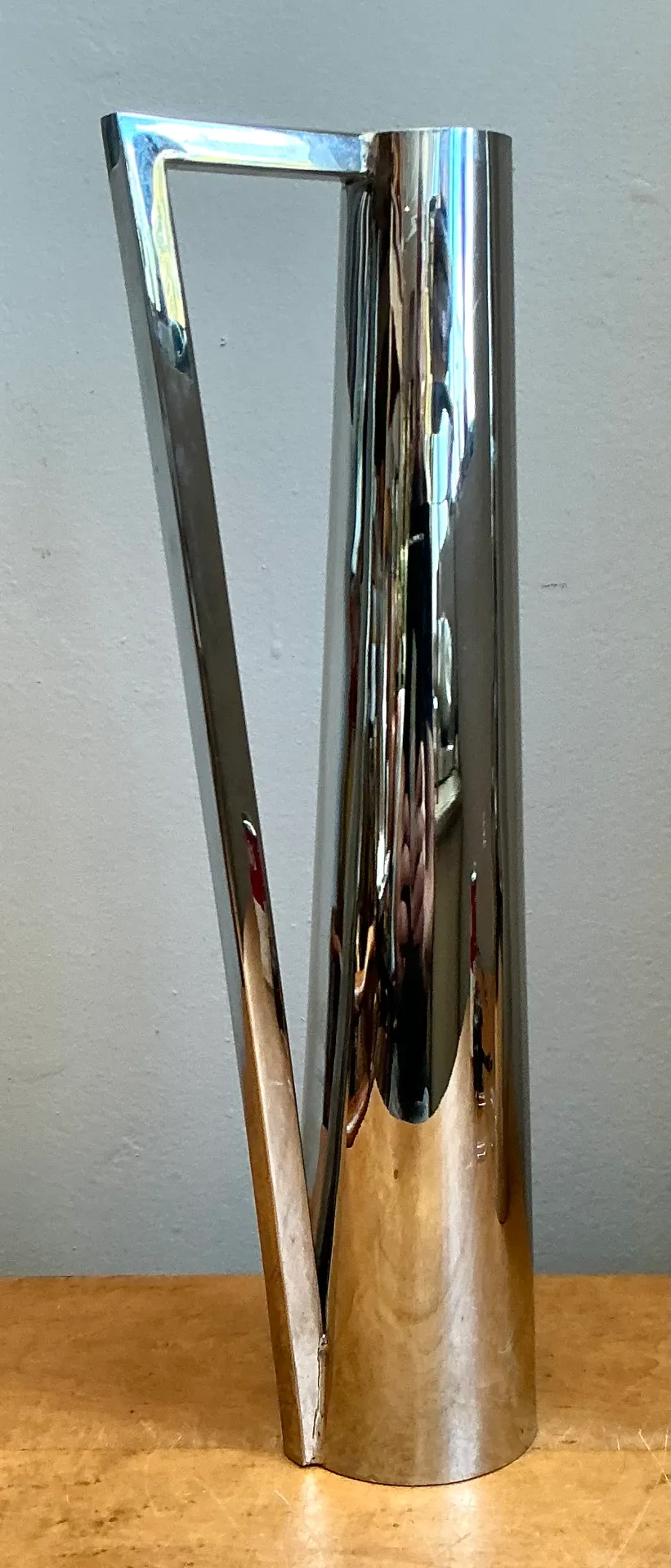 Vintage Modernist Metal Pitcher — additional photo 5