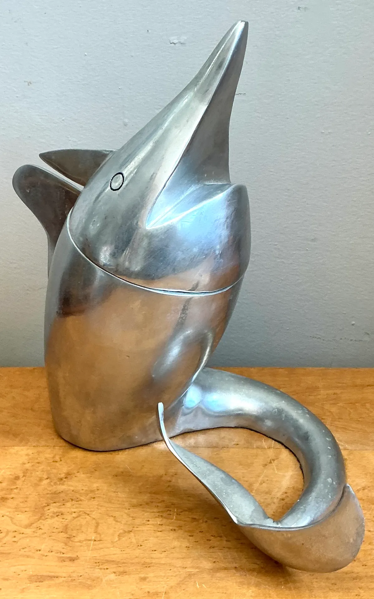 Retro Metal Dolphin Beverage Cooler