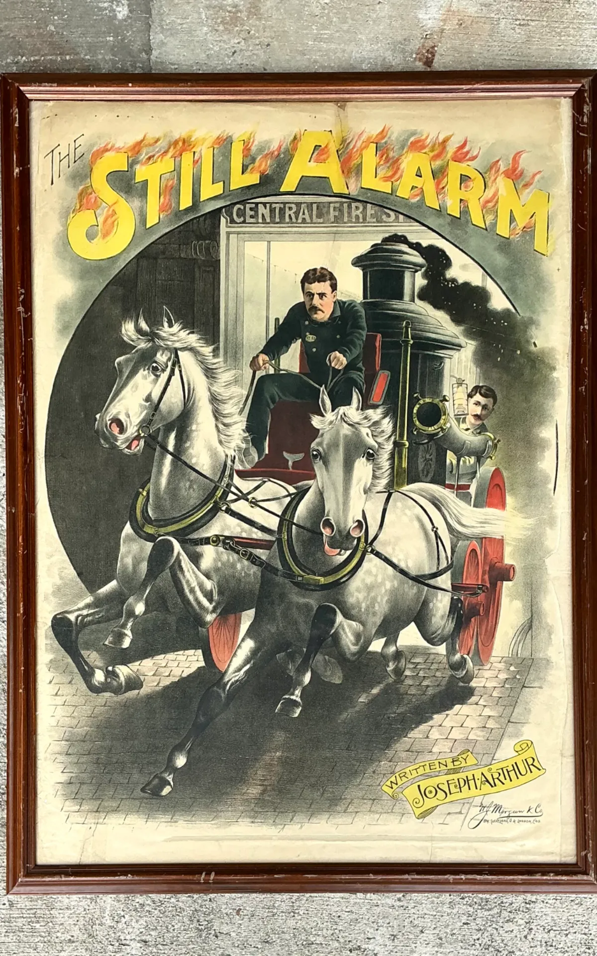 Joseph Arthur 'The Still Alarm' Framed Print