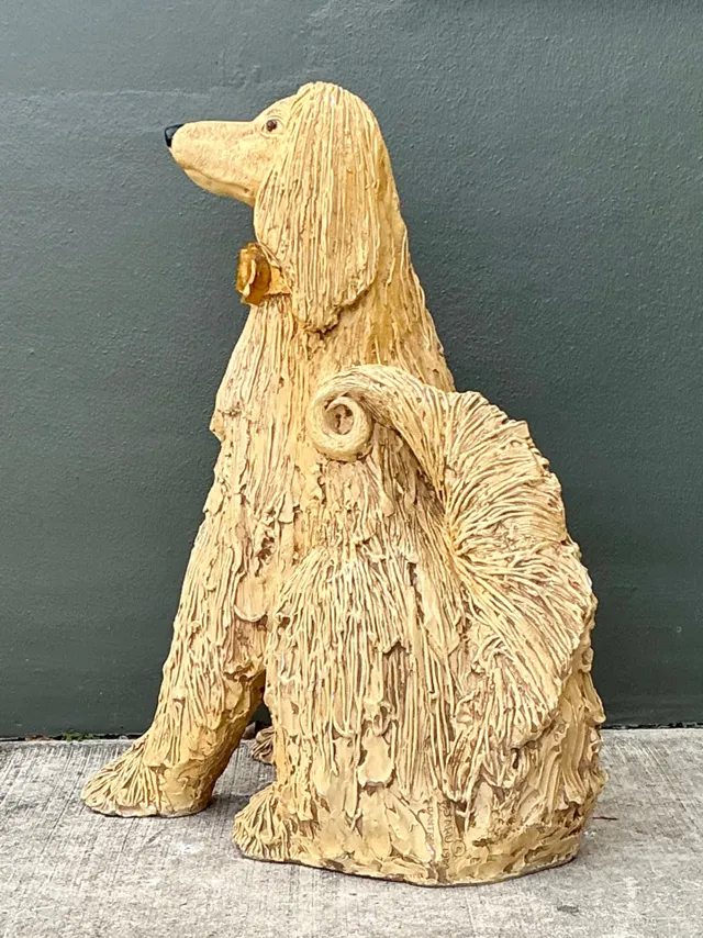 Vintage Ceramic Dog Sculpture — additional photo 7