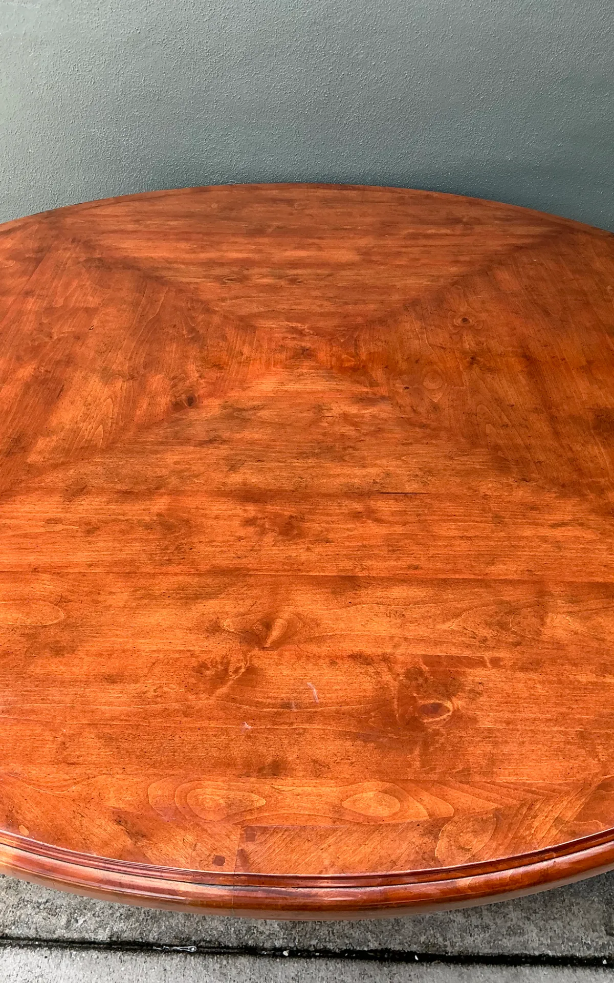 Vintage Custom Monumental Carved Pedestal Dining Table — additional photo 3