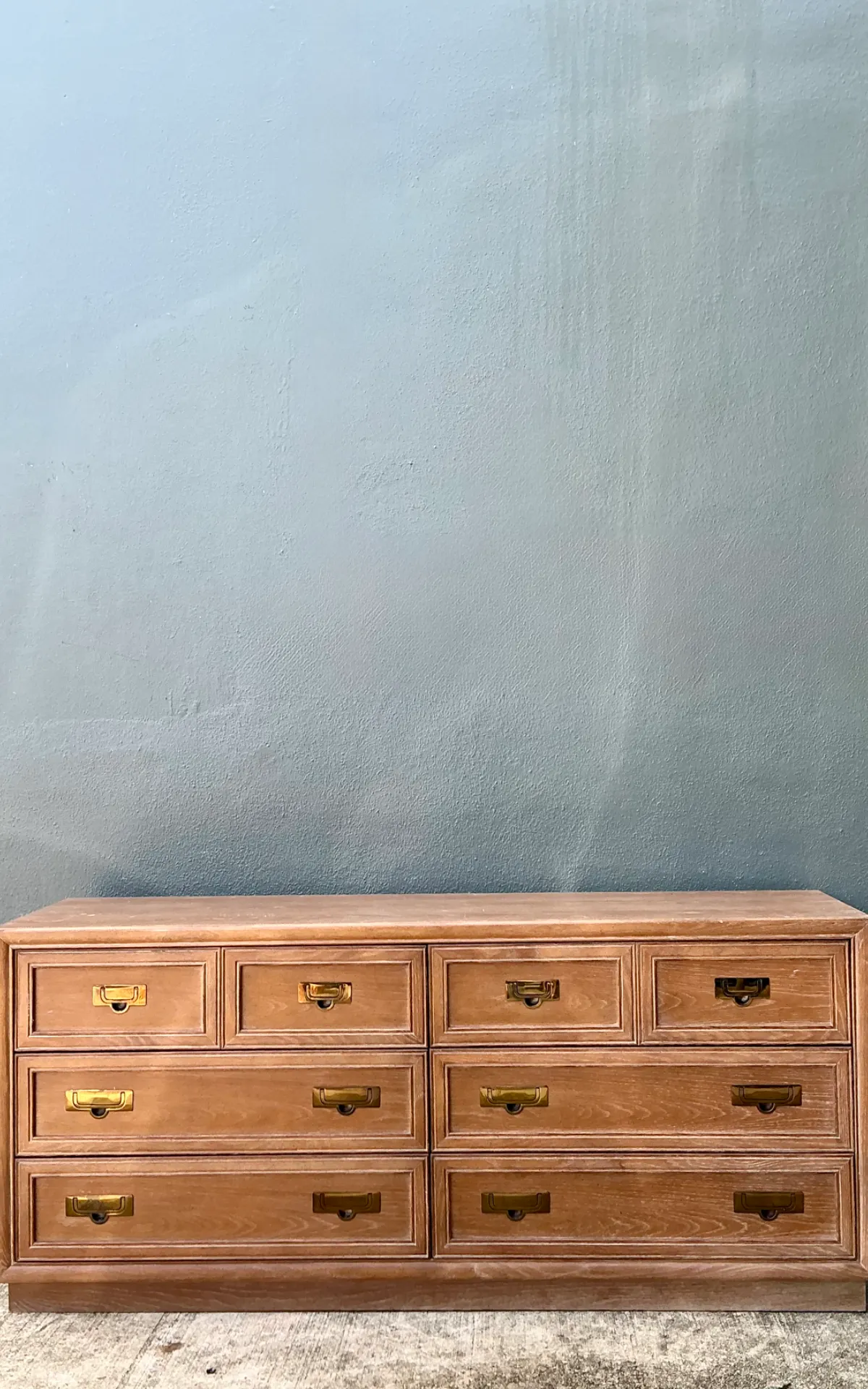 Vintage Brass Handle Campaign Dresser — additional photo 7