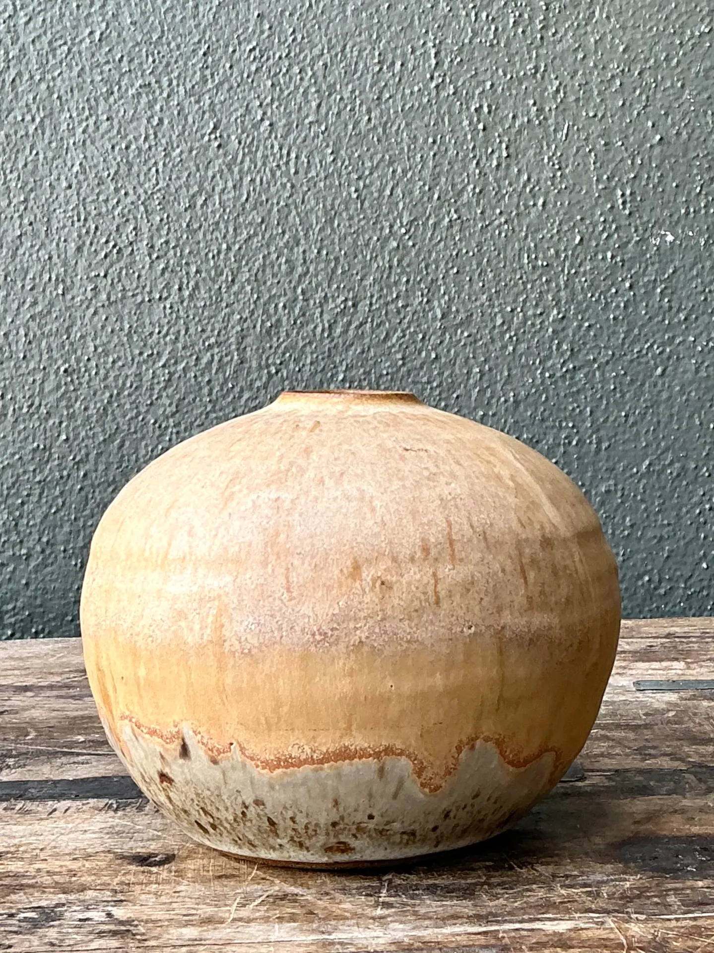 Vintage Earth Tone Ceramic Vessel — additional photo 8