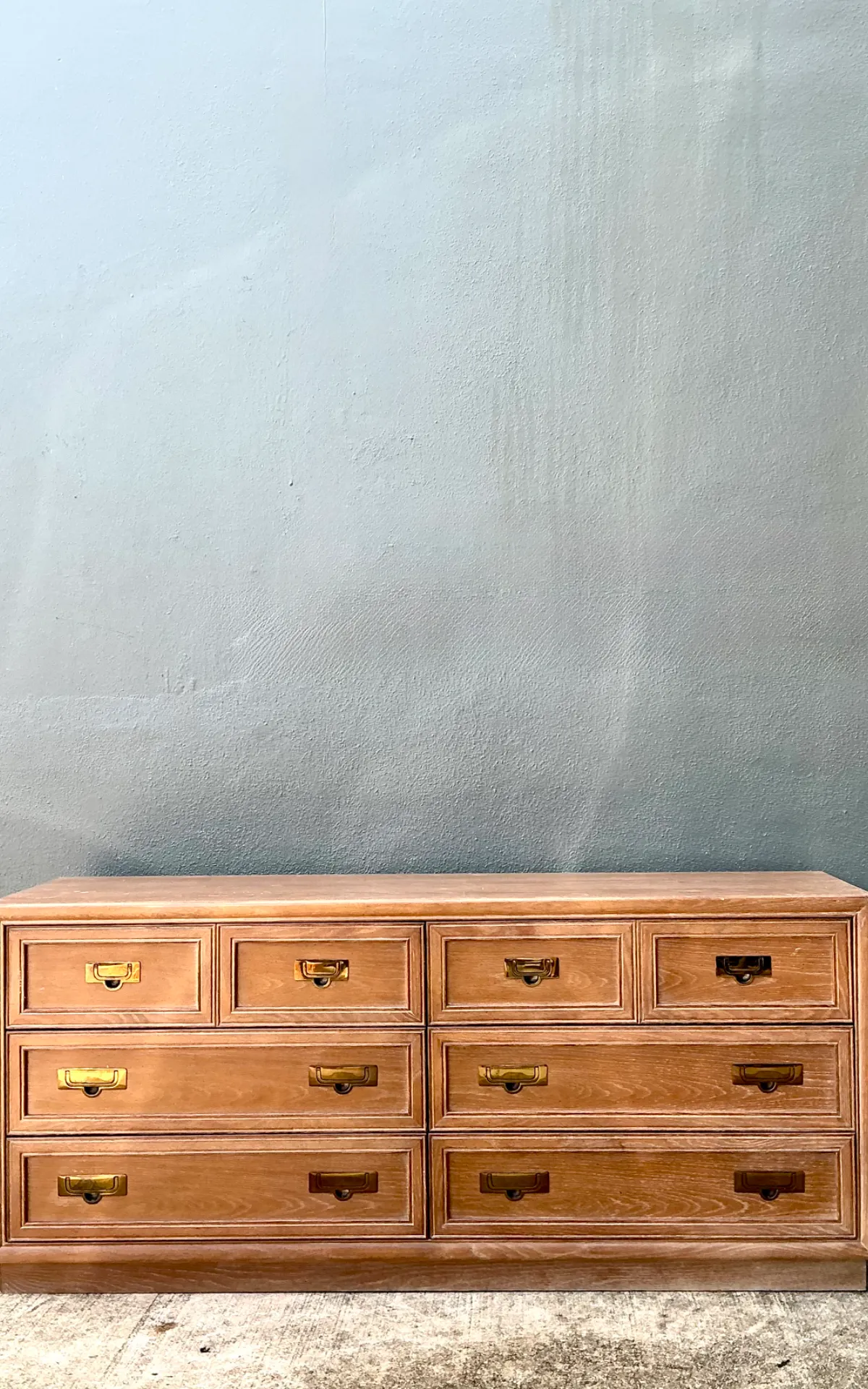 Vintage Brass Handle Campaign Dresser — additional photo 8