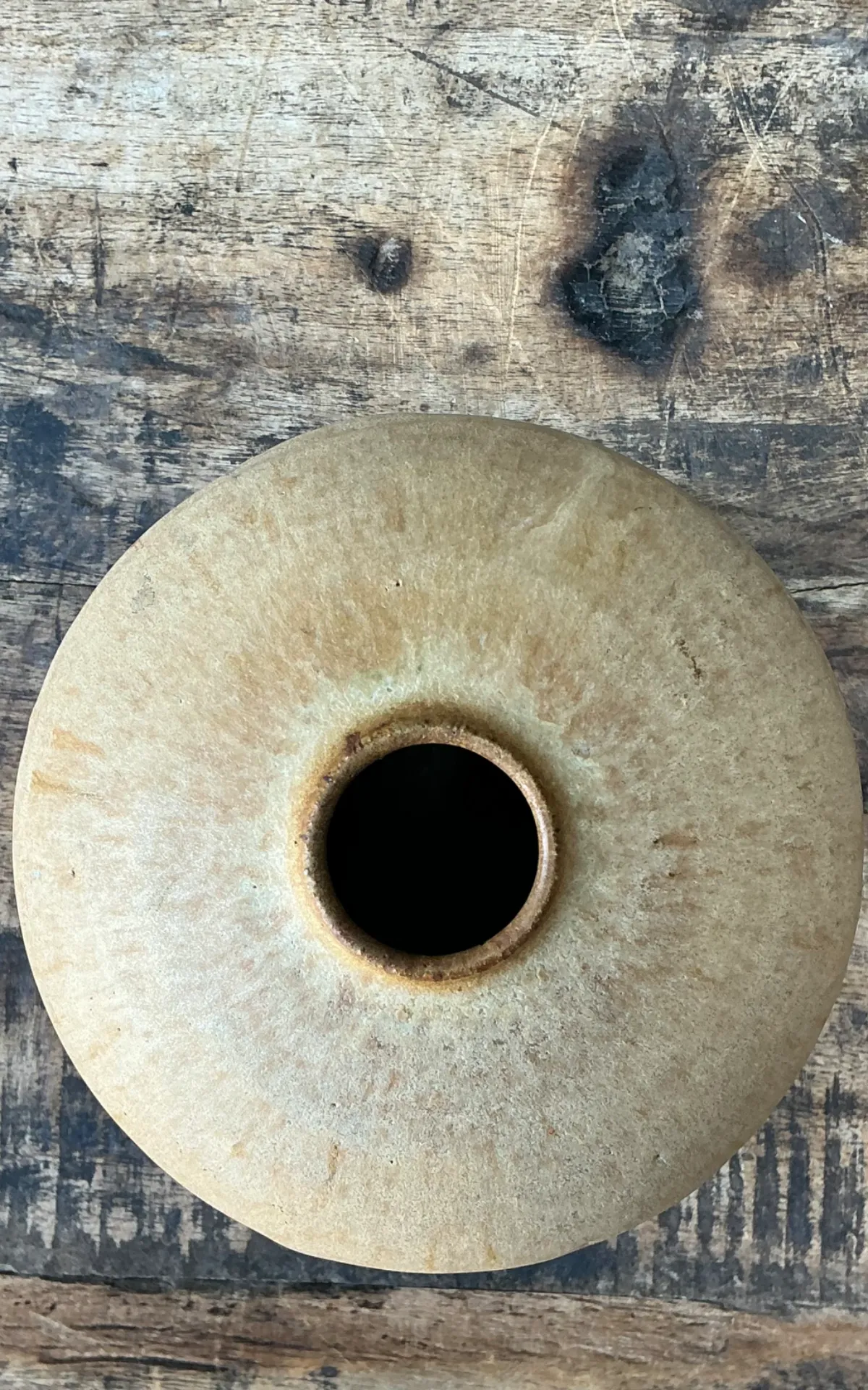 Vintage Earth Tone Ceramic Vessel — additional photo 6