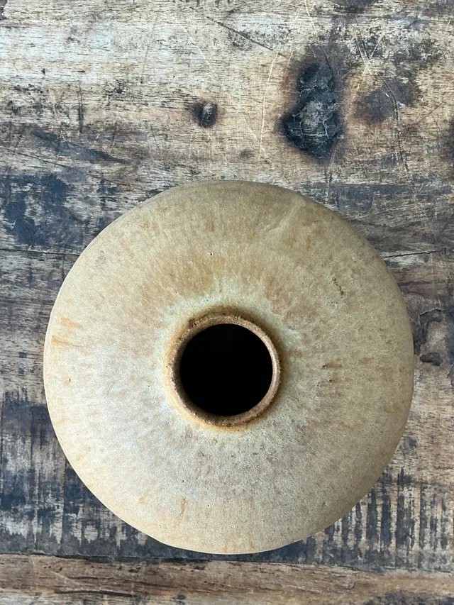 Vintage Earth Tone Ceramic Vessel — additional photo 6