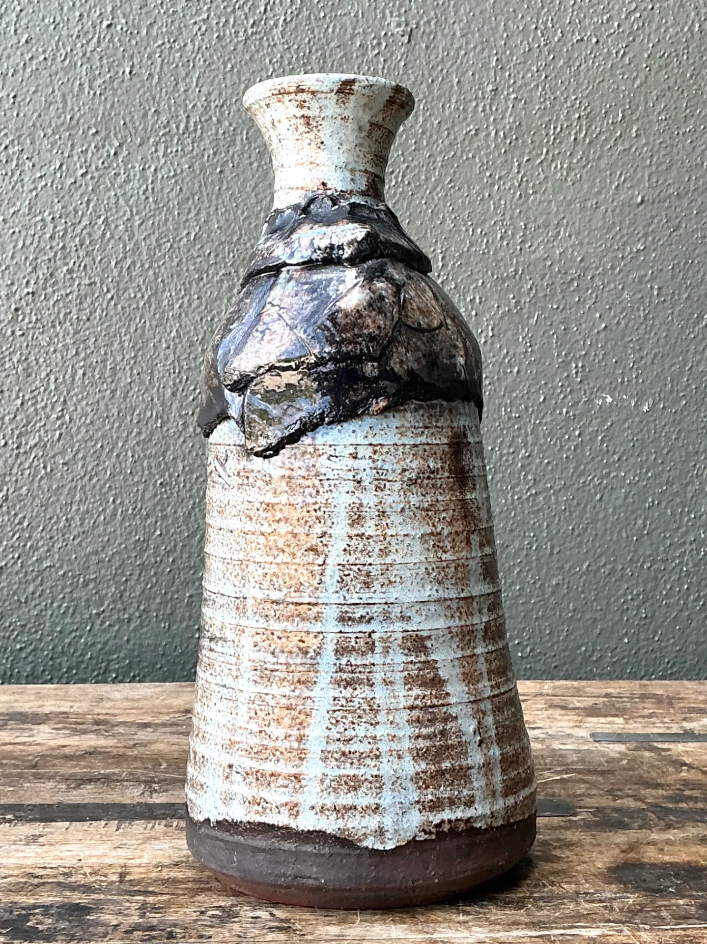 Vintage Handcrafted Ceramic Vase — additional photo 2