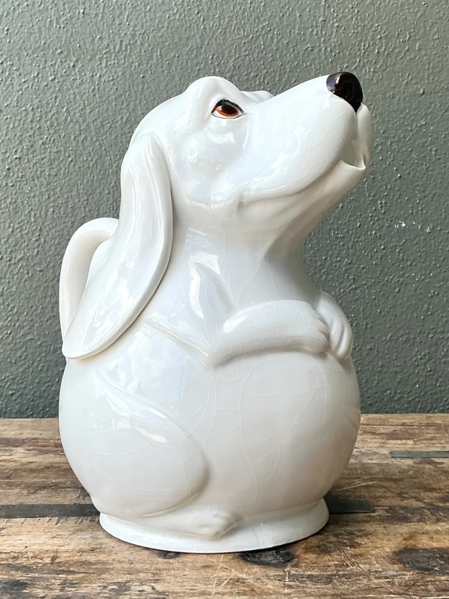 Vintage Ceramic Dog Pitcher — additional photo 6