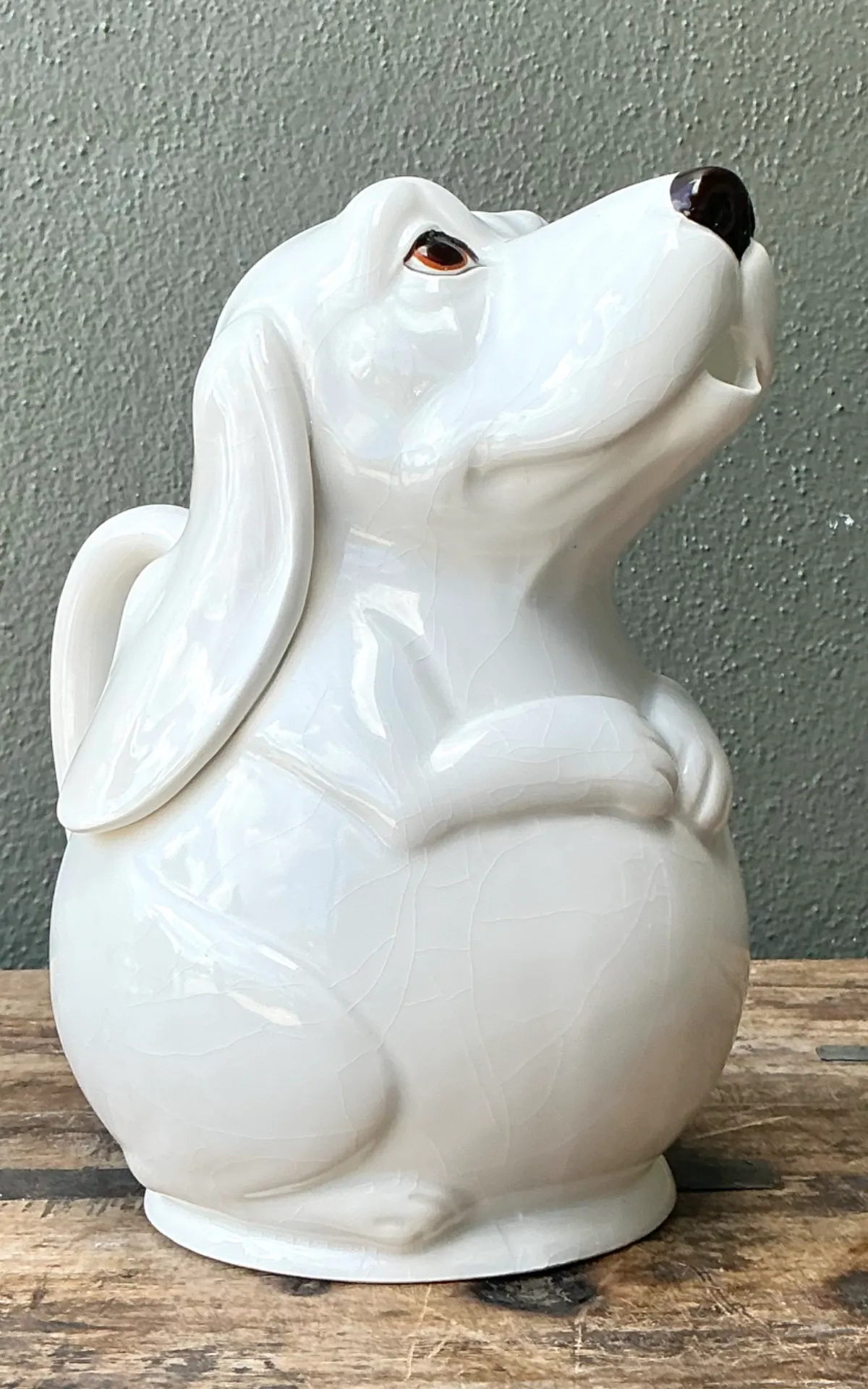 Vintage Ceramic Dog Pitcher — additional photo 6