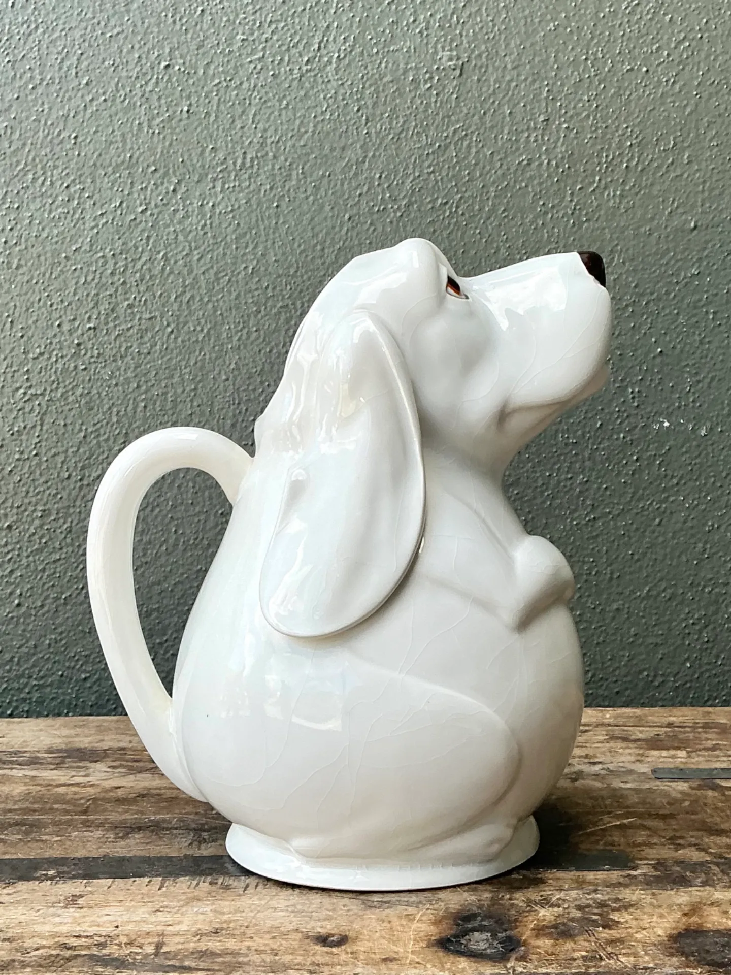 Vintage Ceramic Dog Pitcher — additional photo 7