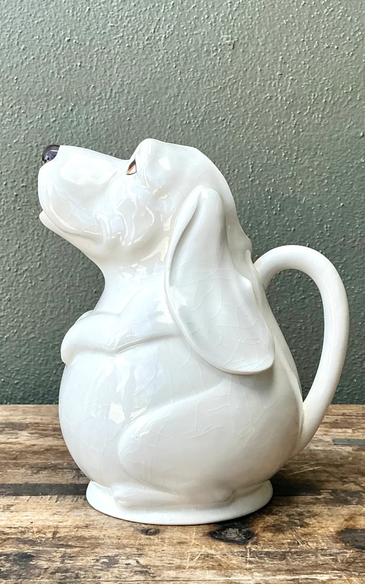 Vintage Ceramic Dog Pitcher — additional photo 3