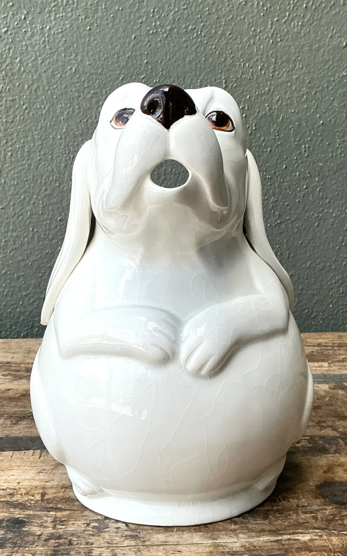 Vintage Ceramic Dog Pitcher — additional photo 4