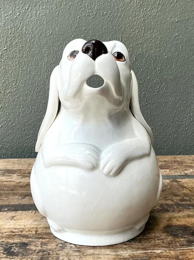 Vintage Ceramic Dog Pitcher — additional photo 4