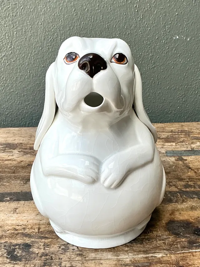 Vintage Ceramic Dog Pitcher — additional photo 2