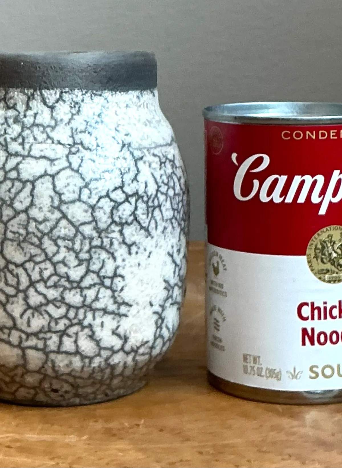Vintage Crackle Glazed Ceramic Vase — additional photo 5