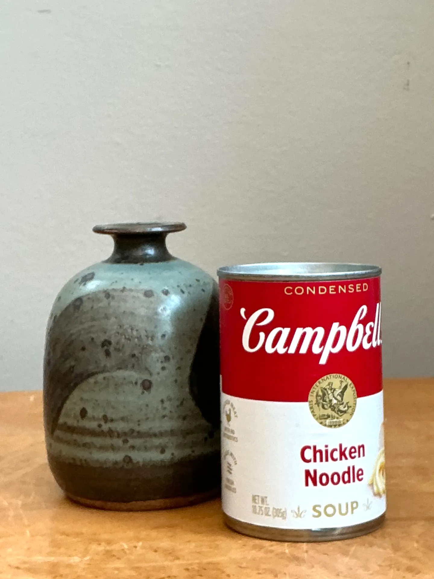 Vintage Abstract Glazed Ceramic Vase — additional photo 6
