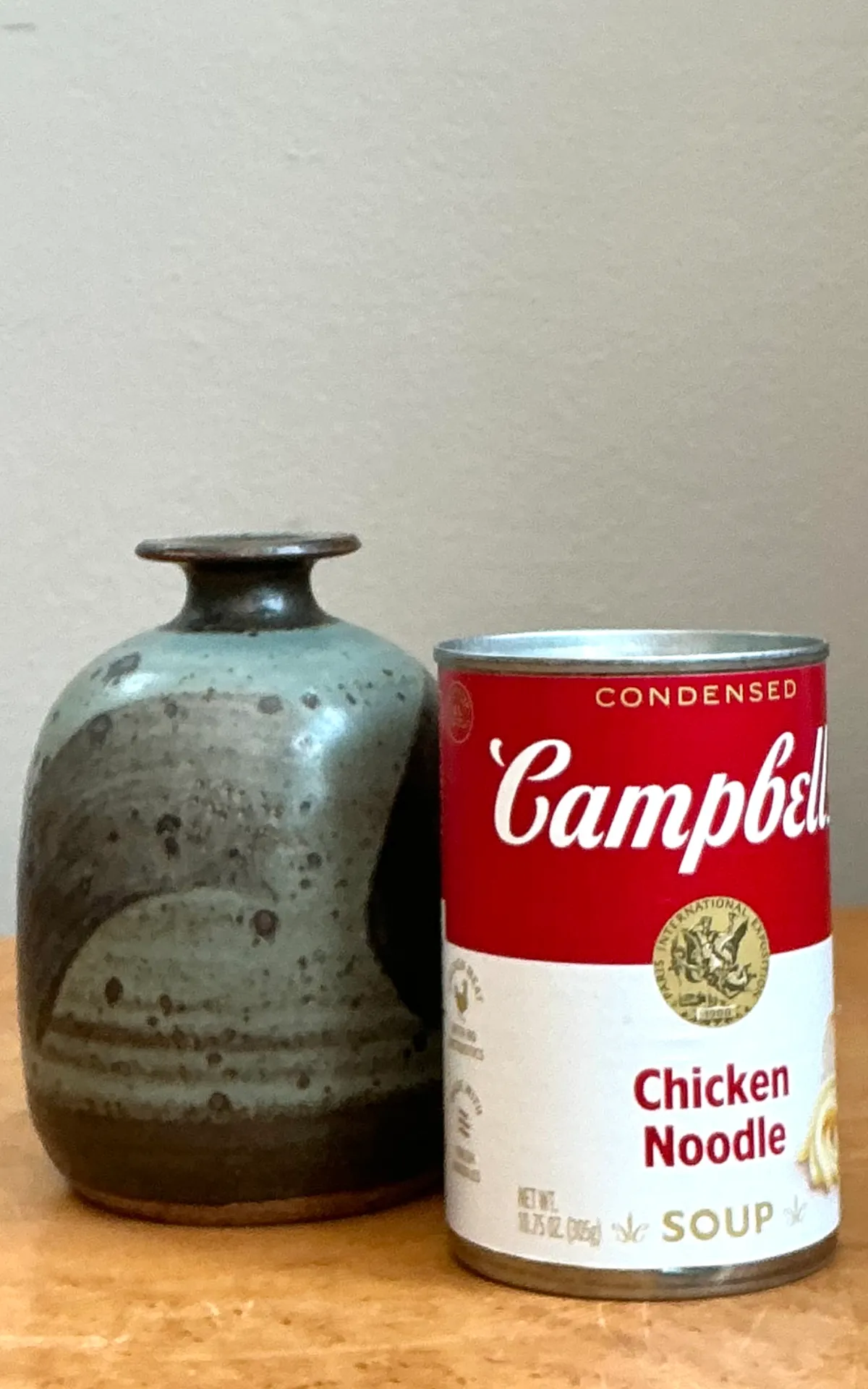 Vintage Abstract Glazed Ceramic Vase — additional photo 6