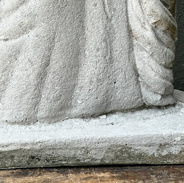 Vintage Cement Equestrian Bust — additional photo 7
