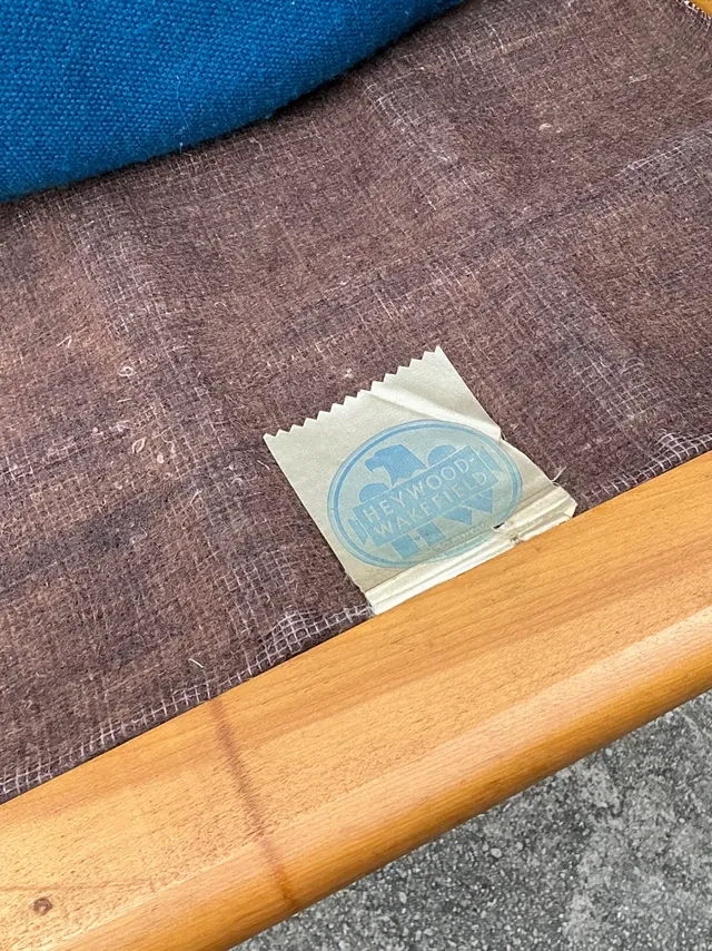 Vintage Heywood Wakefield Rattan Lounge Chairs - Pair — additional photo 4