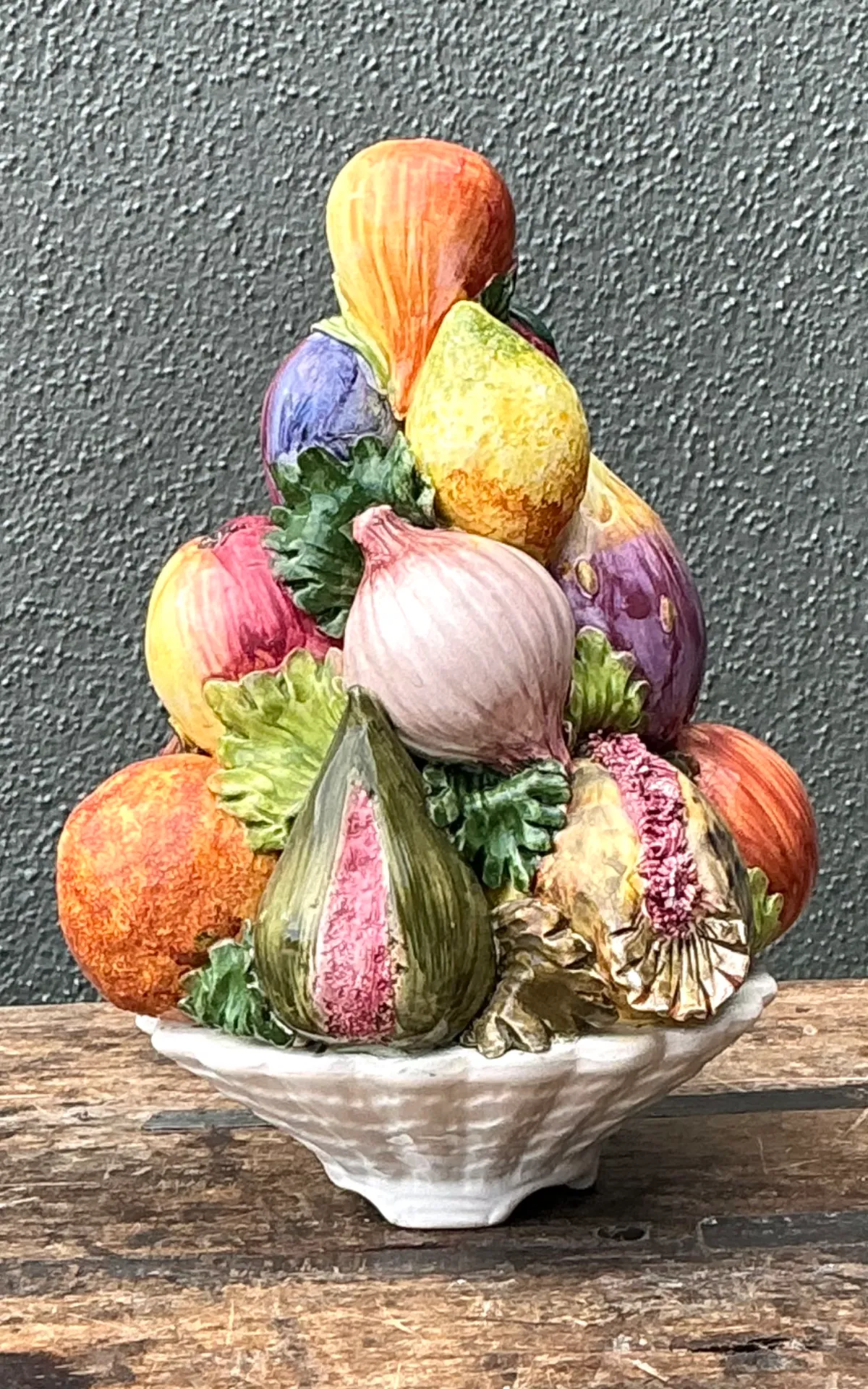 Vintage Italian Ceramic Fruit Topiary — additional photo 6